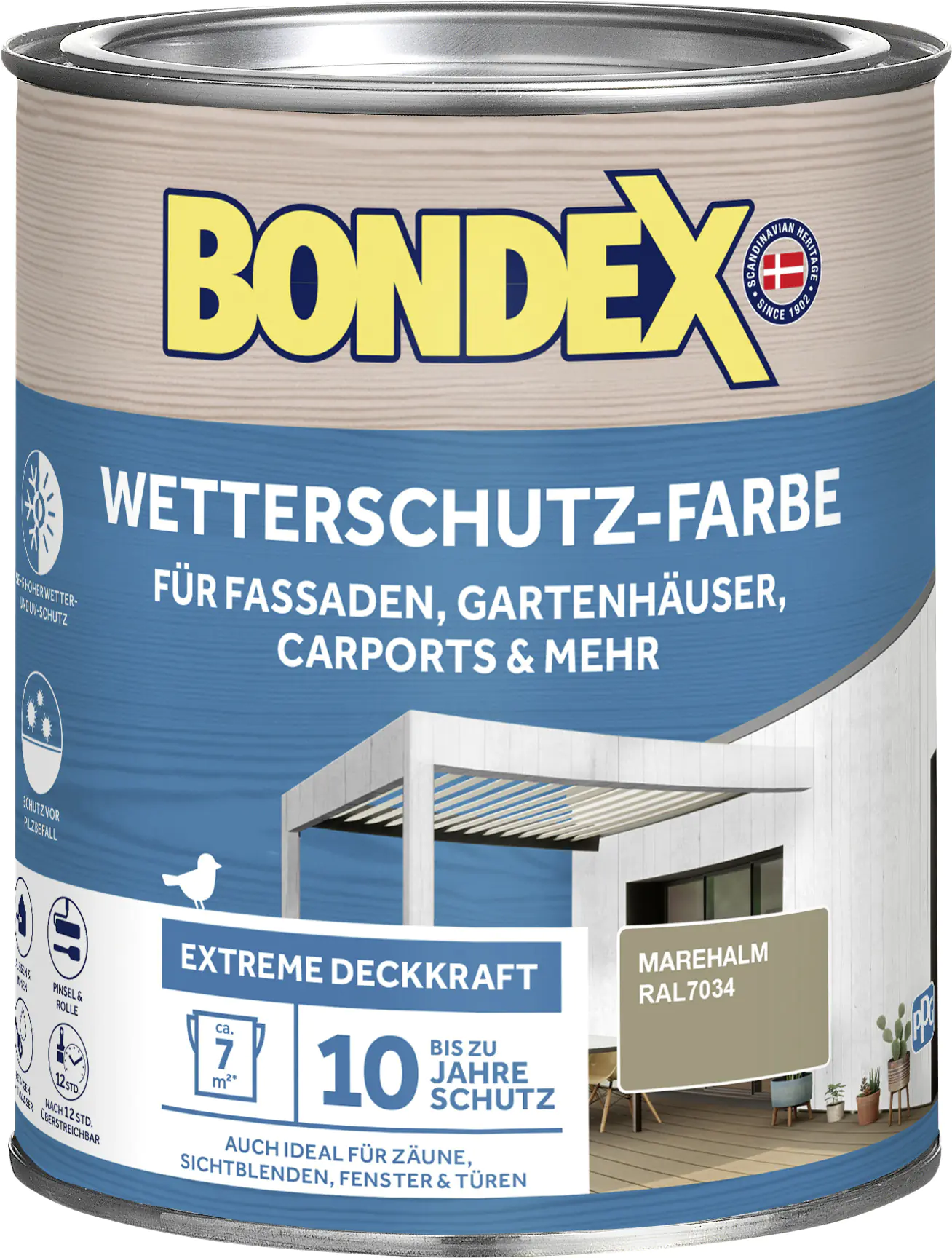 Bondex Wetterschutzfarbe 2,5 L 0,75 L marehalm Bondex Wetterschutzfarbe 2,5 L 0,75 L marehalm