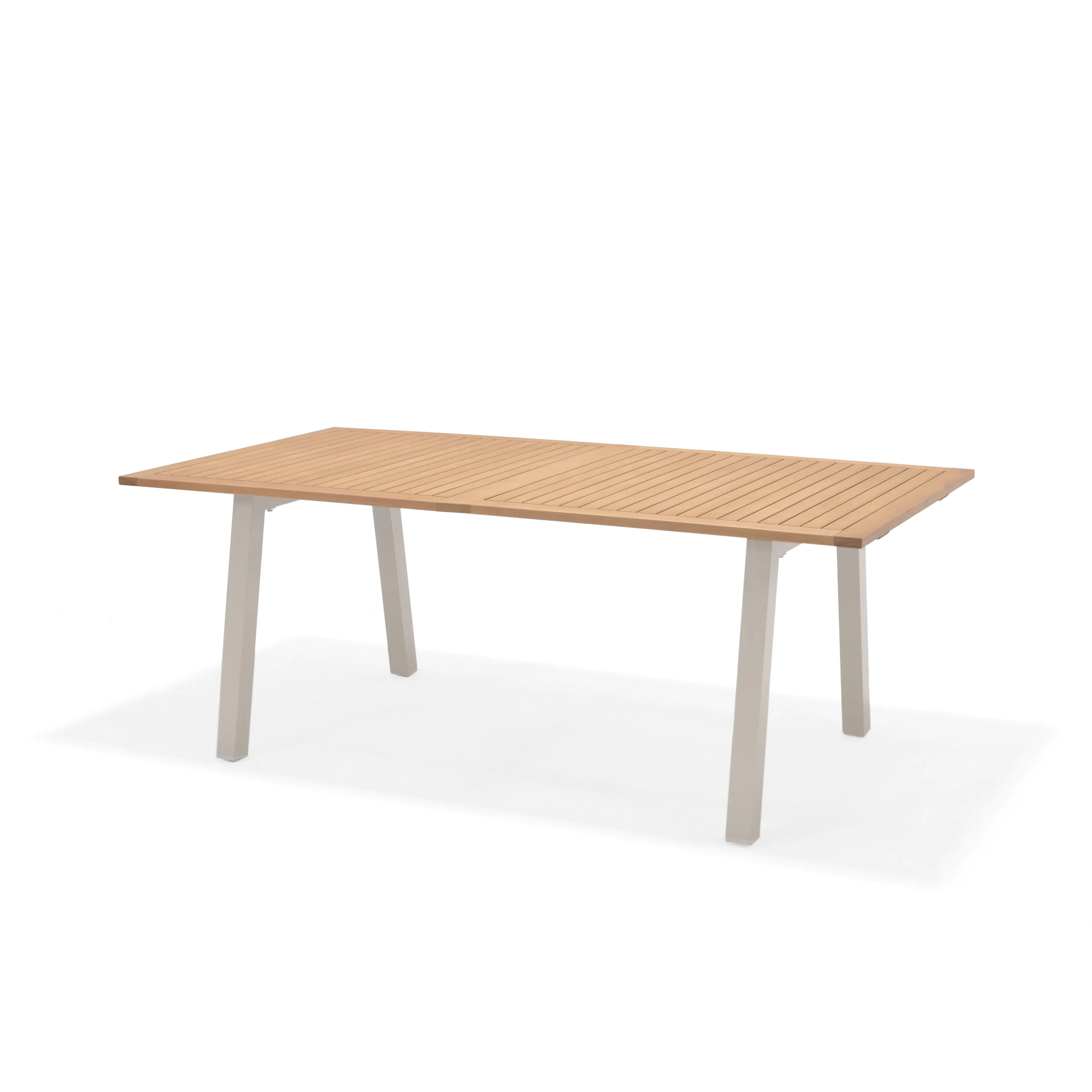 Primaster Gartentisch Padua 195 x 100 cm Eukalyptusholz/Aluminium