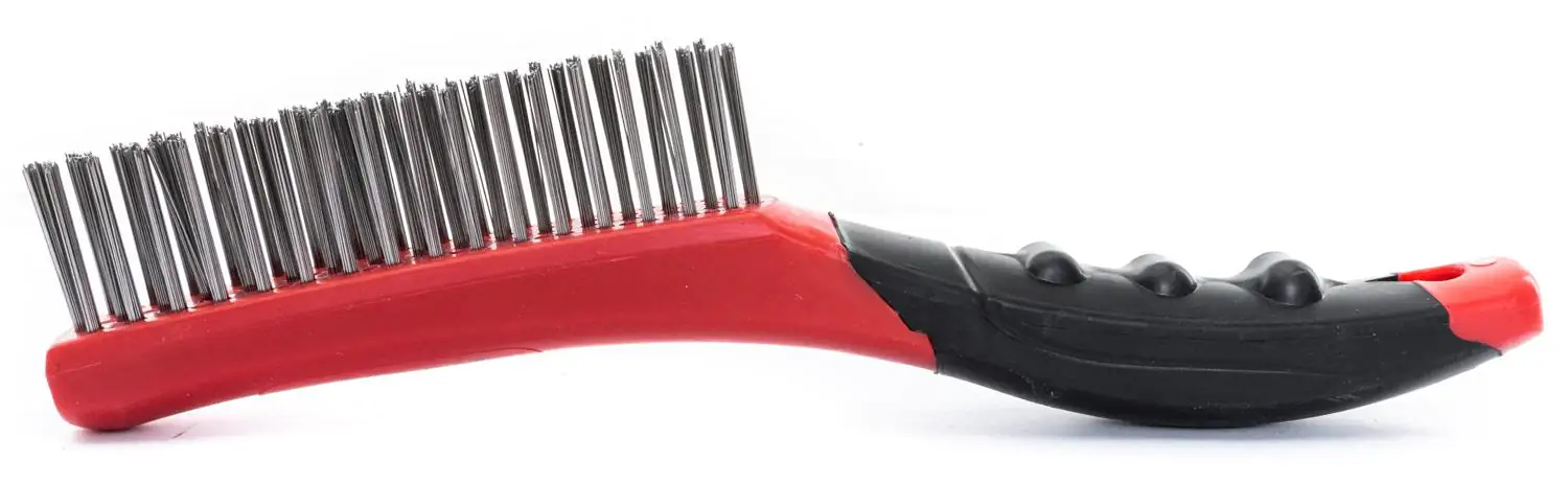 TrendLine Drahtbürste Edelstahl 4-reihig Kunststoffgriff TrendLine Drahtbürste Edelstahl 4-reihig Kunststoffgriff