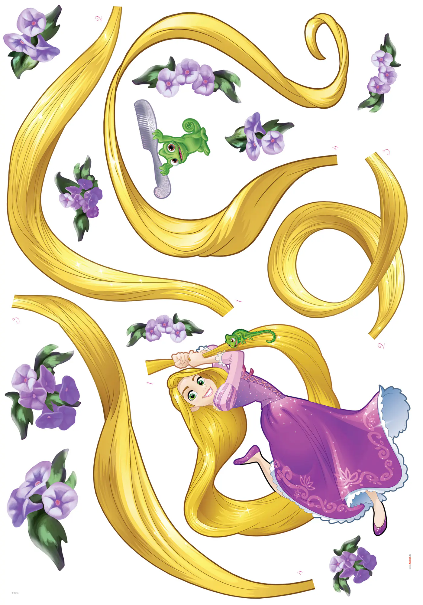 Komar Decosticker Rapunzel 100 x 70 cm  