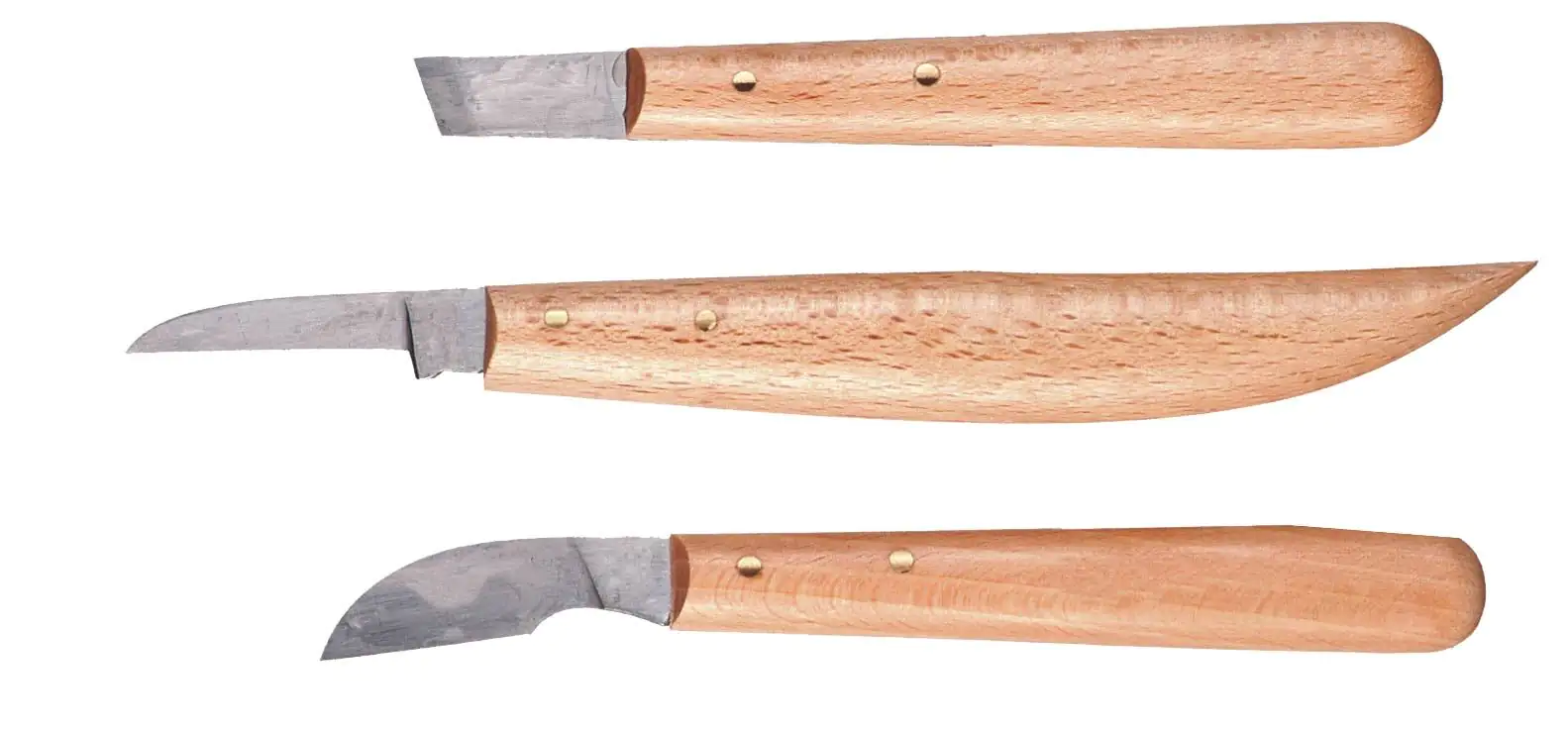 Kerbschnitzgarnitur 3-teilig