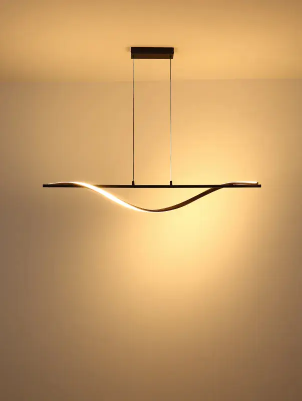 Globo Hängeleuchte Watkins 115 x 120 cm schwarz warmweiß