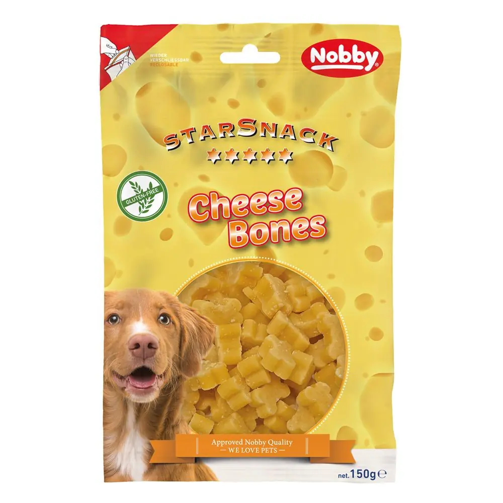 Nobby Hundesnack Adult glutenfrei StarSnack 150 g Cheese Bones Nobby Hundesnack Adult glutenfrei StarSnack 150 g Cheese Bones
