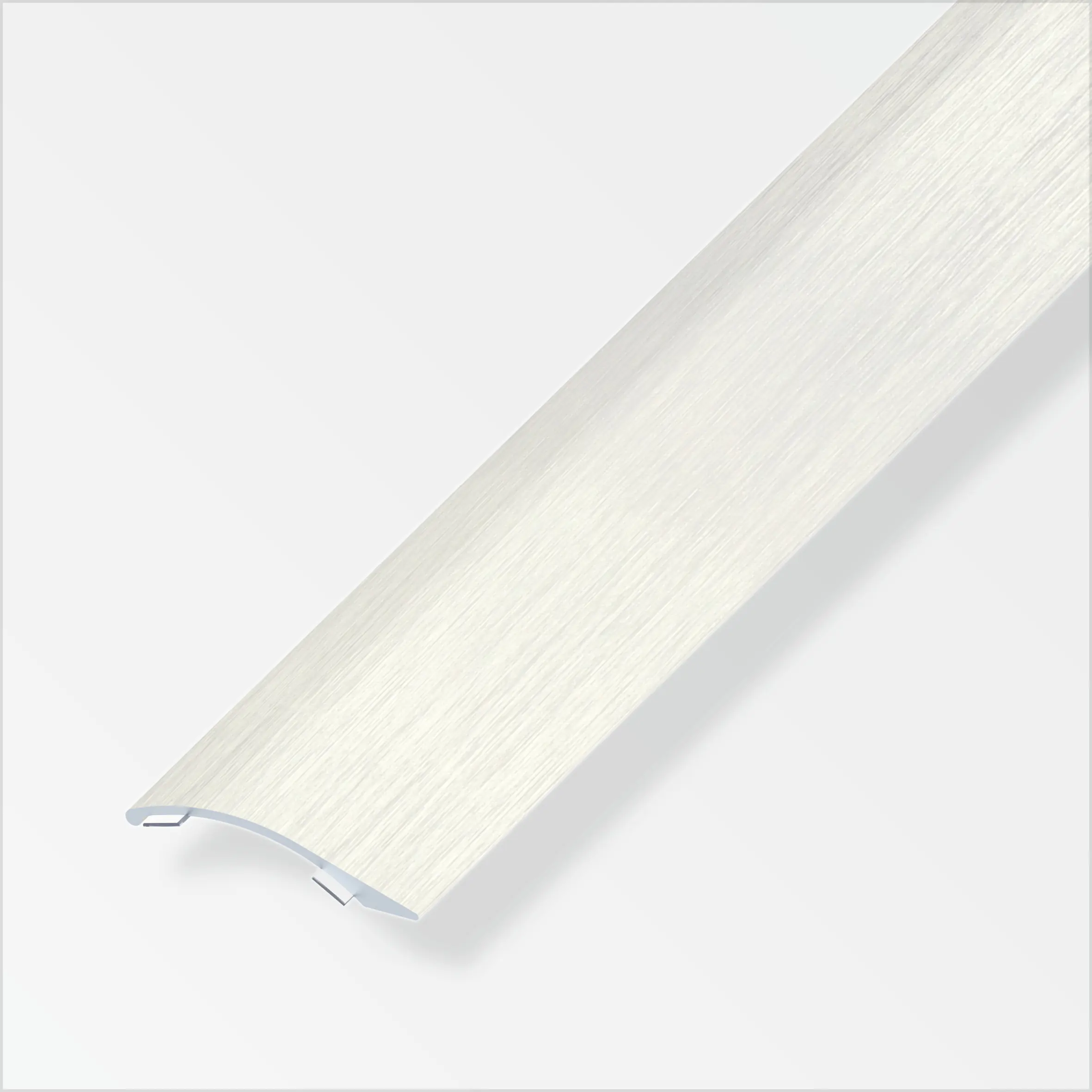 alfer Ausgleichsprofil 1 m, 38.5 x 7.5 mm Alu eloxiert Edelstahl Optik