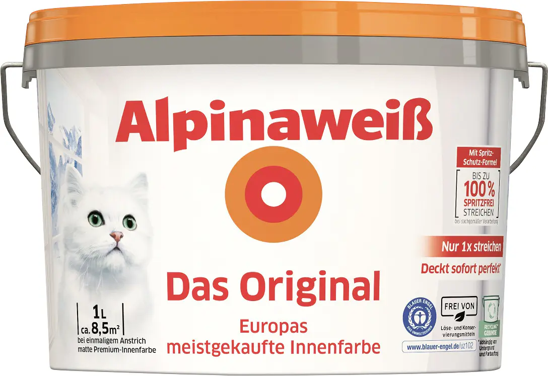 Alpinaweiß Das Original 1 L weiß matt