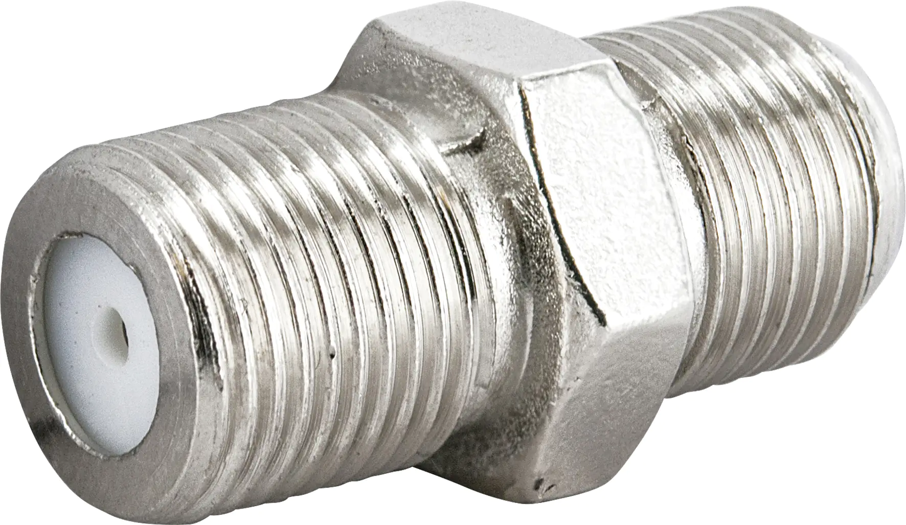 Schwaiger Kabelverbinder Doppelbuchse silber, 1x F Buchse / 1x F Buchse Schwaiger Kabelverbinder Doppelbuchse silber, 1x F Buchse / 1x F Buchse