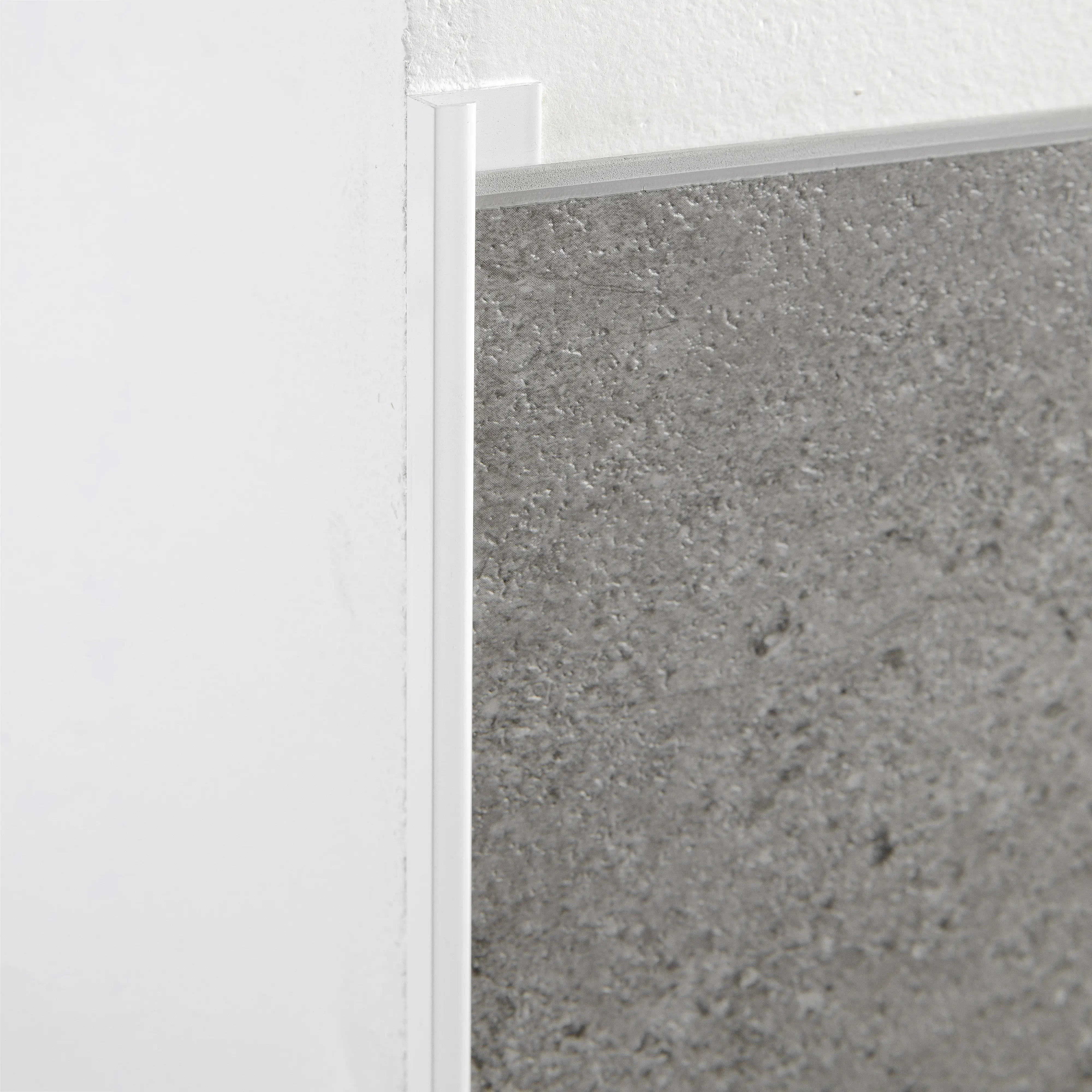 Grosfillex Einfass-Profil 2,6 m 6 x 5,5 mm Aluminium weiß 