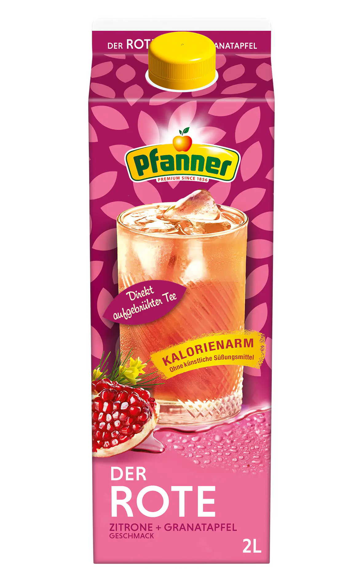 Pfanner Tee Der Rote Zitrone-Granatapfel 2 L