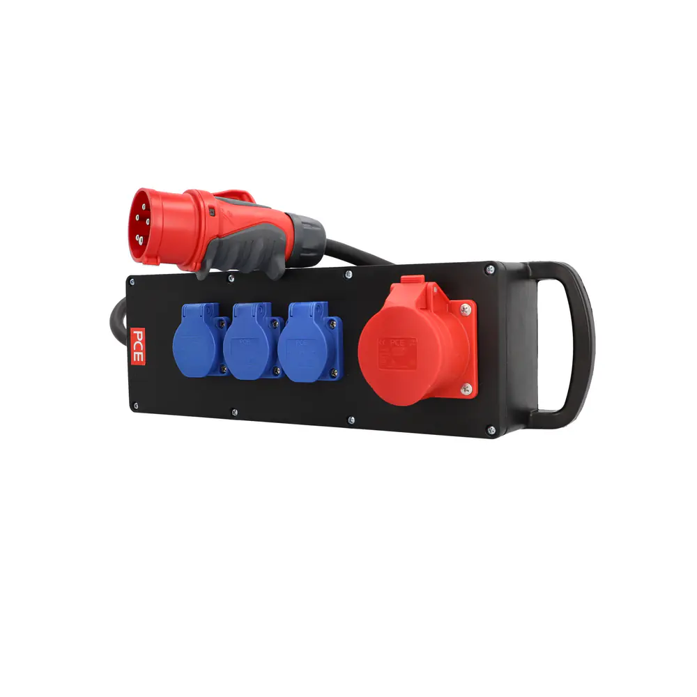 Unitec Stromstation Steyregg mit 3x Steckdose & 1x CEE Steckdose 2 m