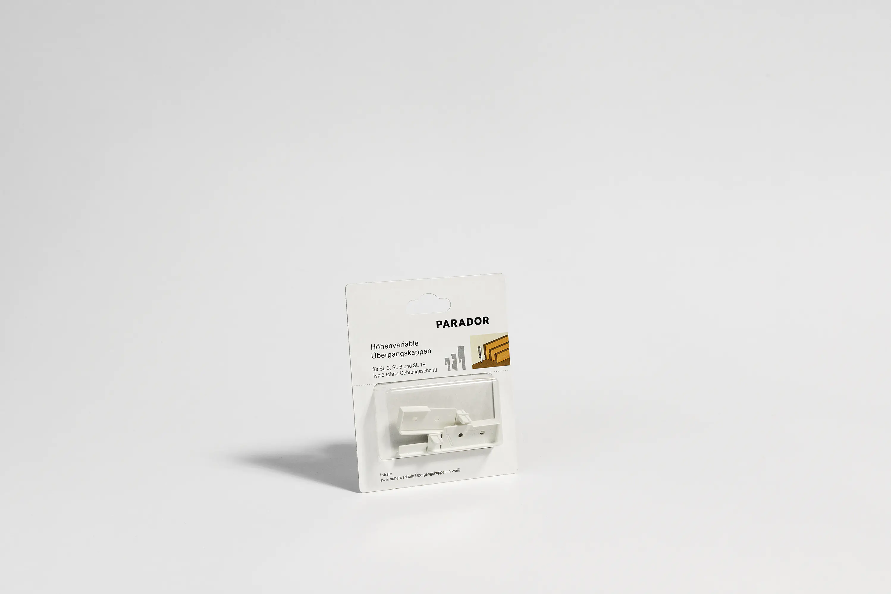 Parador Universal Übergangskappen Typ 2 SL3 & SL18 weiß