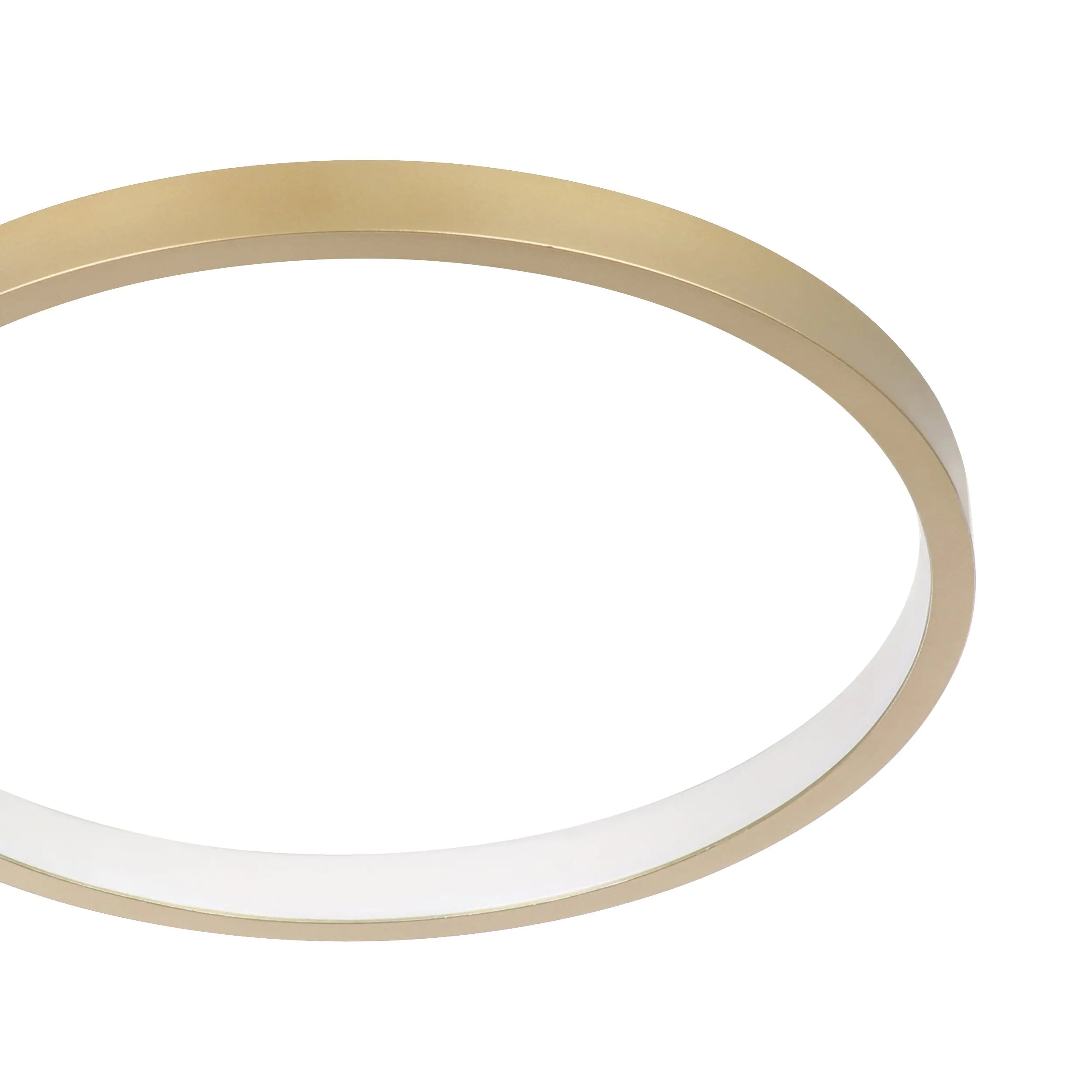 Eglo LED CCT Deckenleuchte Gafares weiß-gold 40,5 x 29 cm gold, weiß