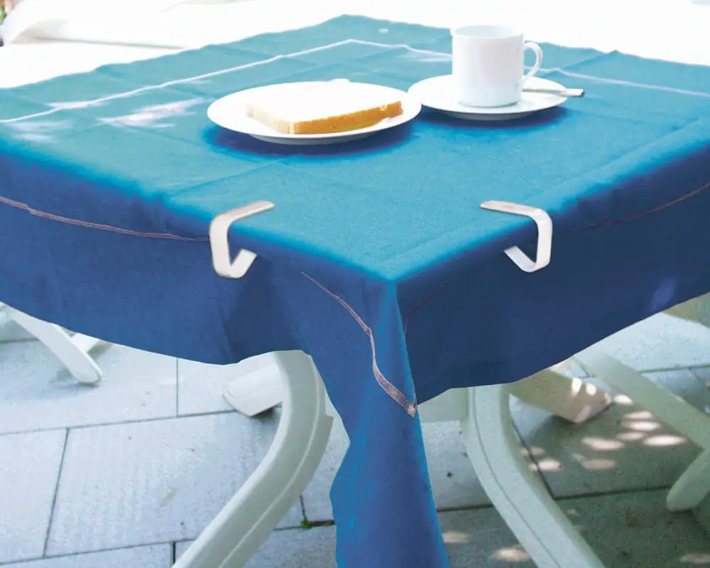 Fackelmann Tischdeckenklammern Kunststoff Tecno - 4 Stück