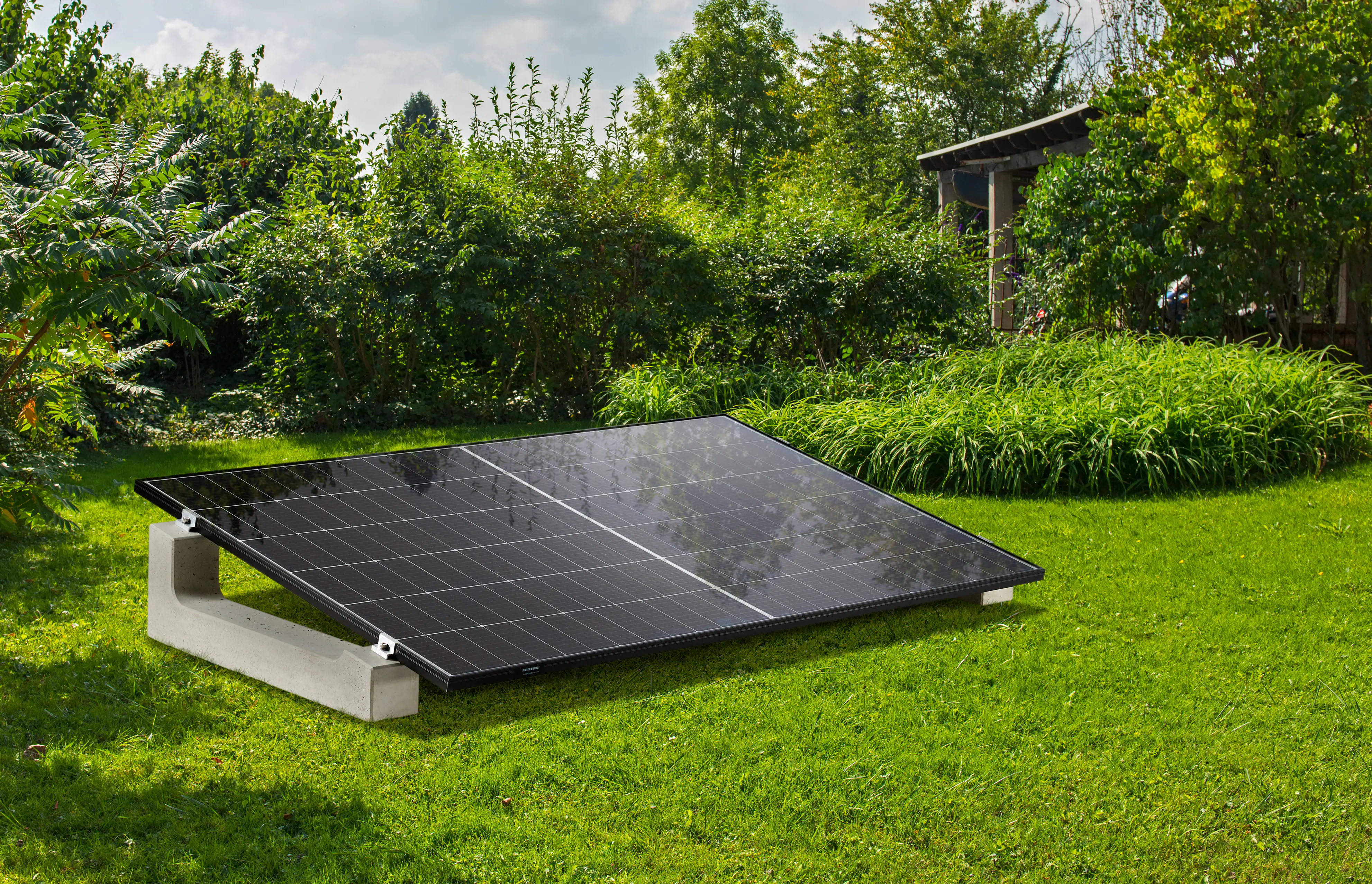 Kann Solarmodulhalter 80 x 11,3-25,4 x 12 cm grau Kann Solarmodulhalter 80 x 11,3-25,4 x 12 cm grau