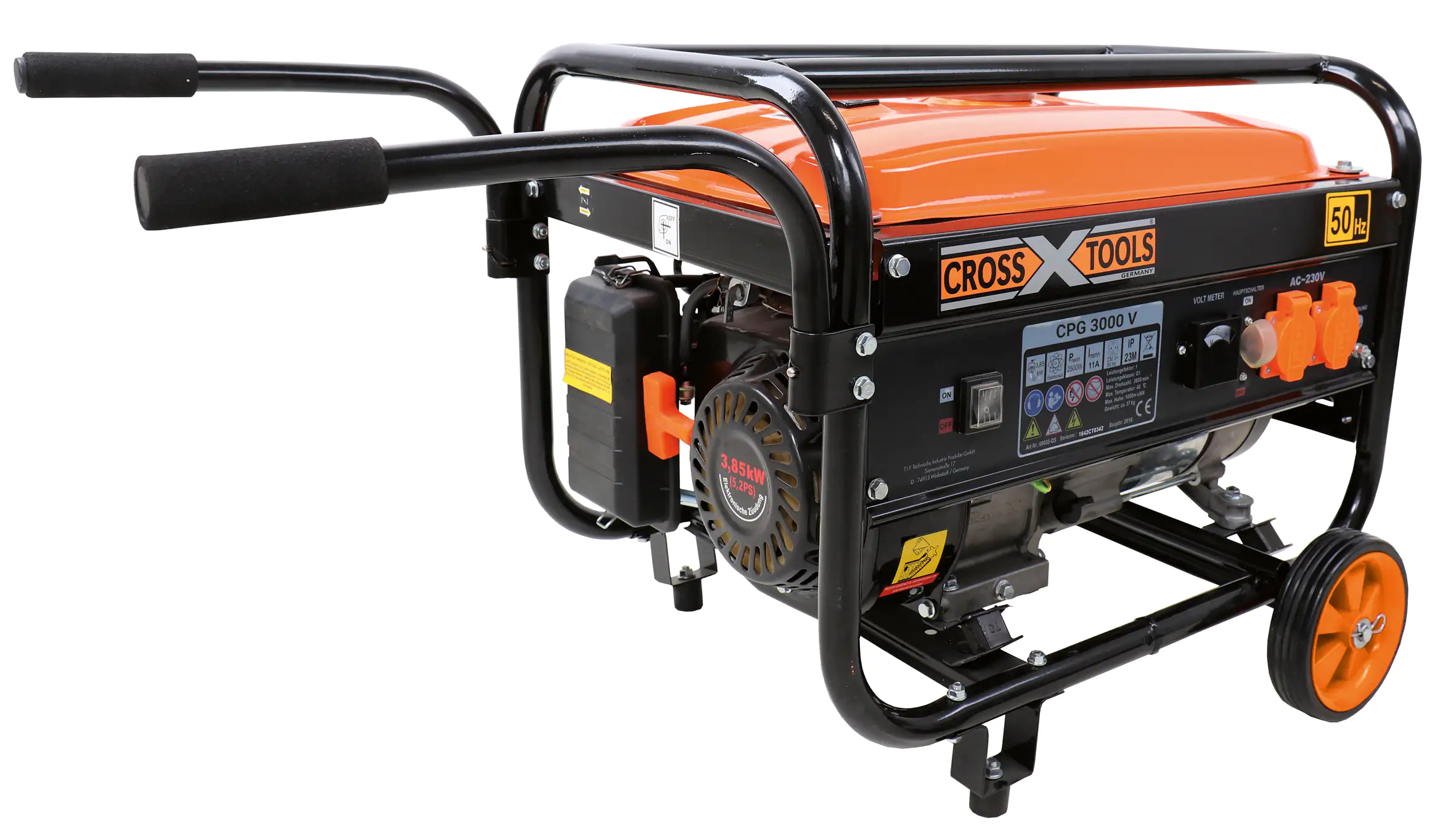 Cross Tools Stromerzeuger CPG3000 3850 W Benzin Cross Tools Stromerzeuger CPG3000 3850 W Benzin