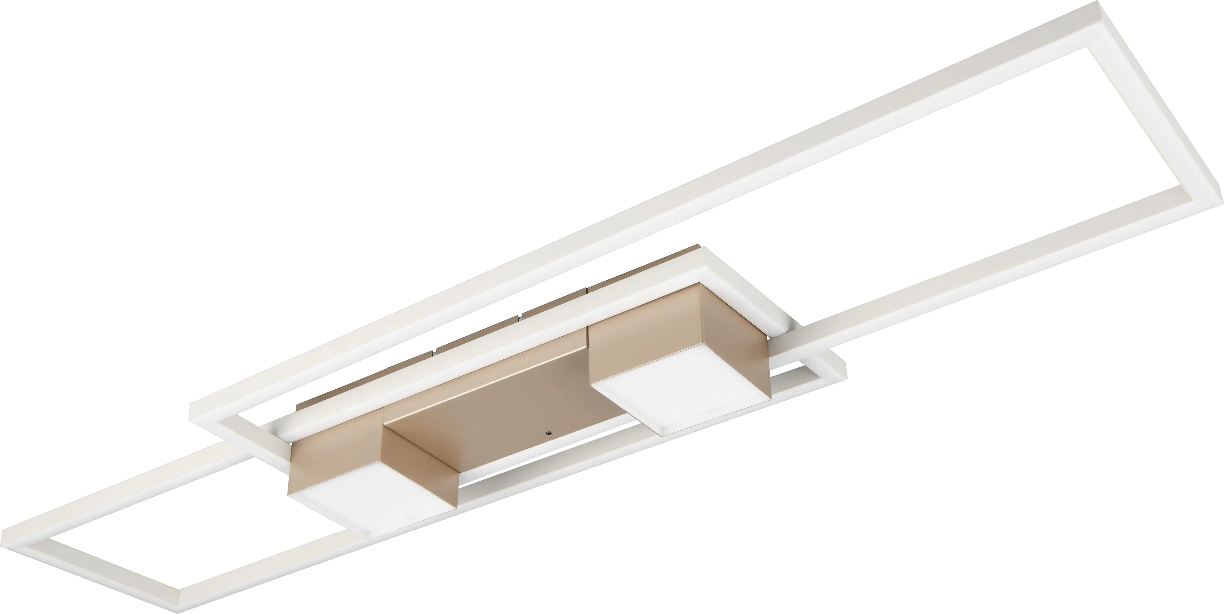 Trio Leuchten LED Deckenleuchte Albany 37W, warmweiß-kaltweiß, coffee