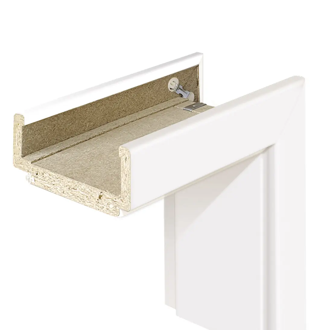 Borne Zarge CPL weiß 98,5 cm DIN links