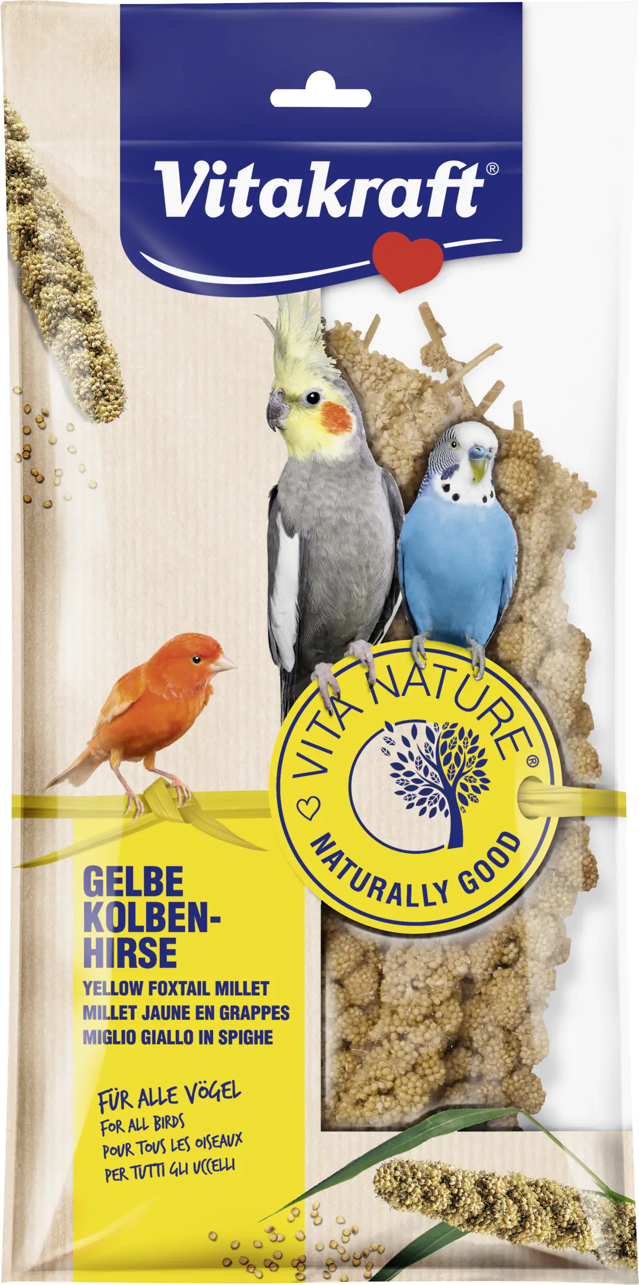 Vitakraft VITA NATURE® Gelbe Kolbenhirse 100 g Vitakraft VITA NATURE® Gelbe Kolbenhirse 100 g