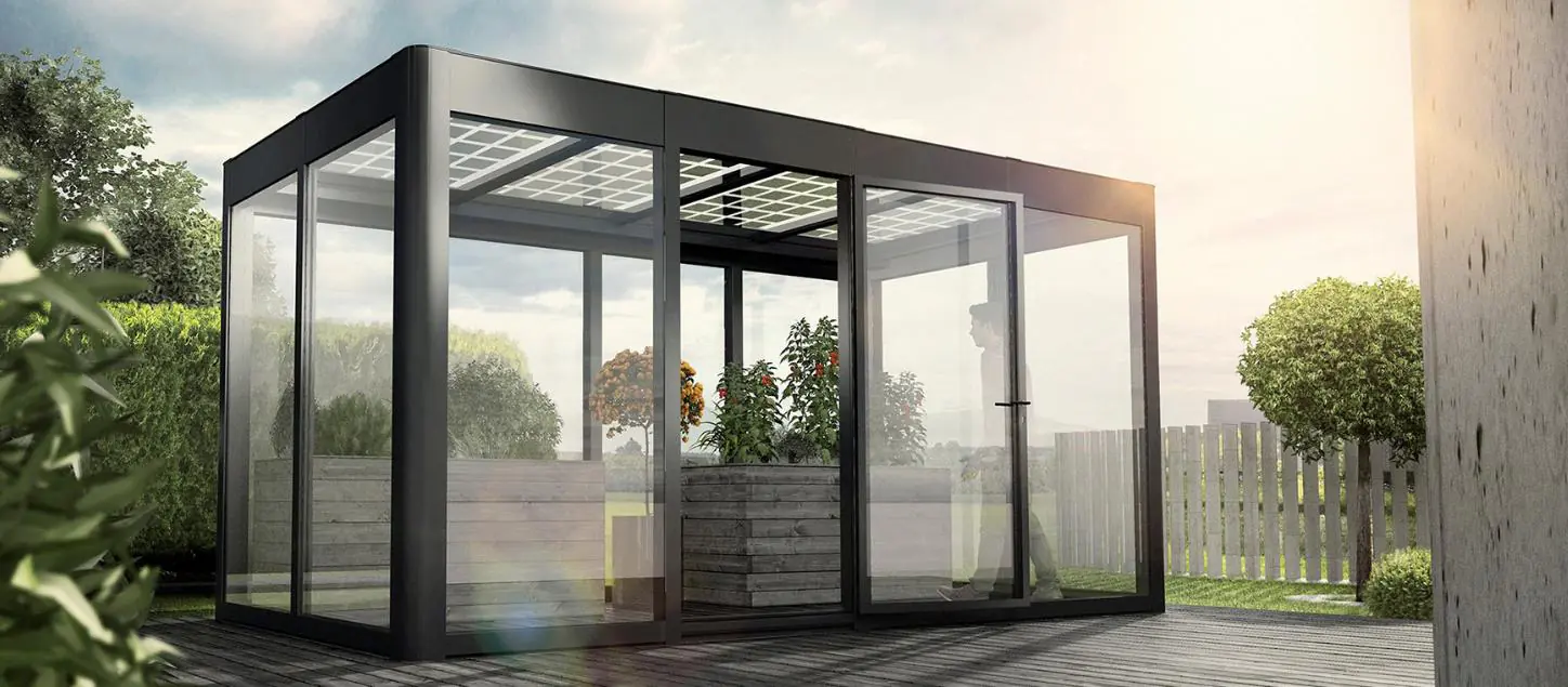 SunElements SunGarden Gartenhaus Energy 5.2 548 x 233 cm anthrazit-metallic SunElements SunGarden Gartenhaus Energy 5.2 548 x 233 cm anthrazit-metallic