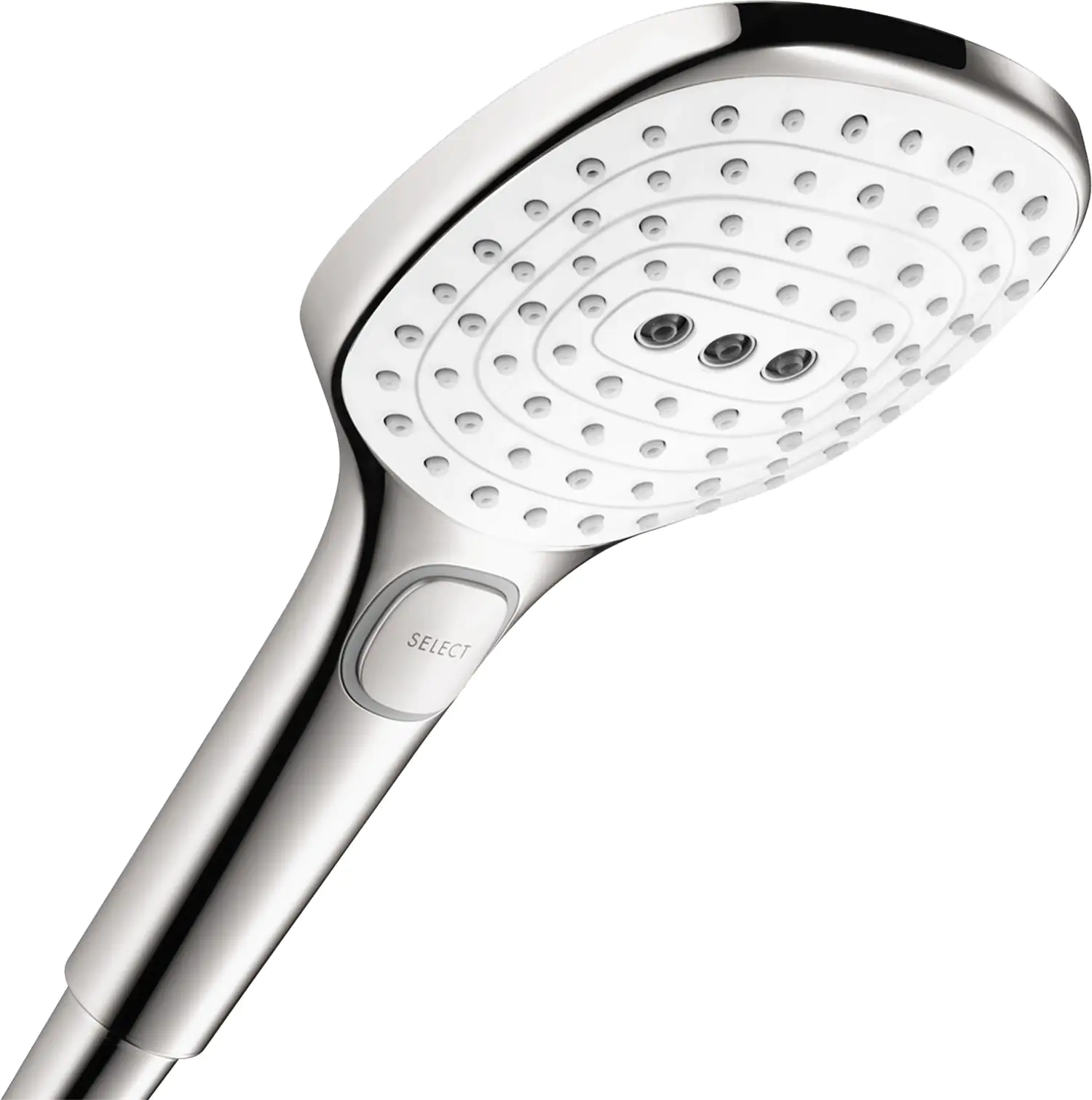 Hansgrohe Handbrause Raindance Select E 120 3 Strahlarten, weiß/chrom