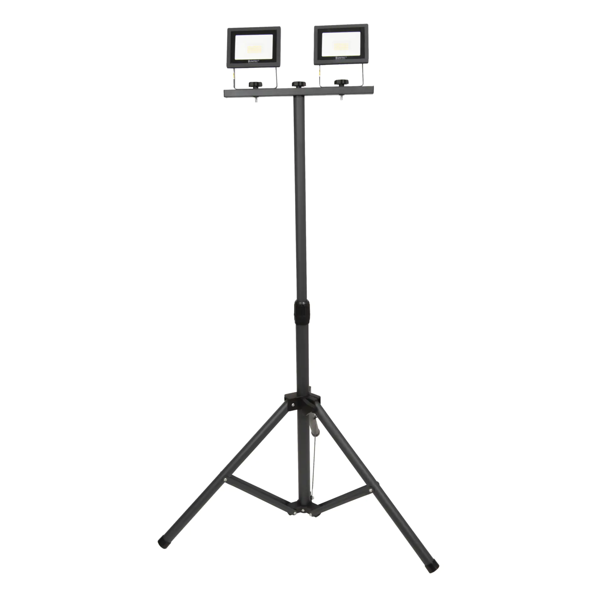 UniTec LED Strahler mit Stativ anthrazit 2 x 20 W 1700 lm UniTec LED Strahler mit Stativ anthrazit 2 x 20 W 1700 lm