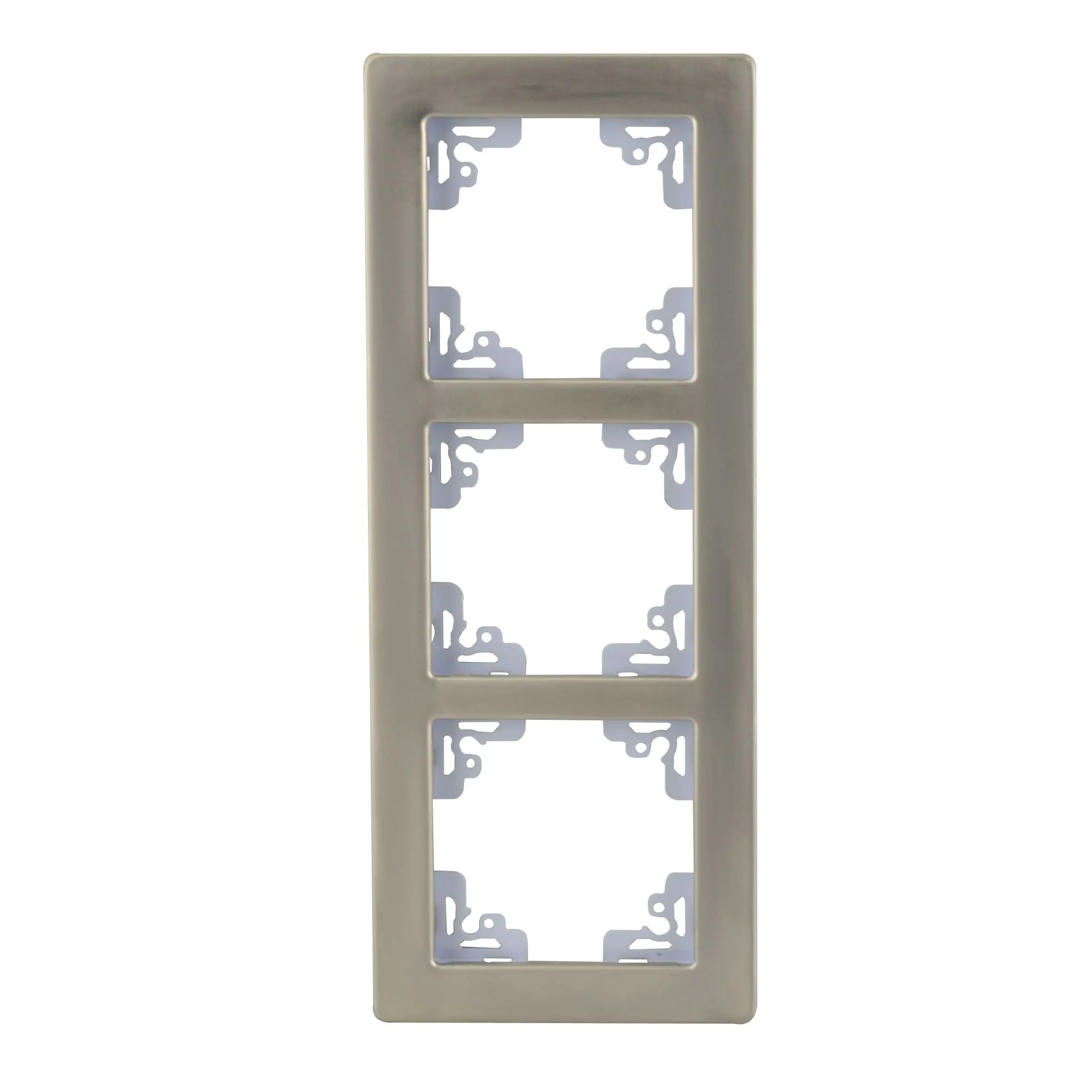 Unitec Abdeckrahmen Melbourne 3-fach aluminium Unitec Abdeckrahmen Melbourne 3-fach aluminium