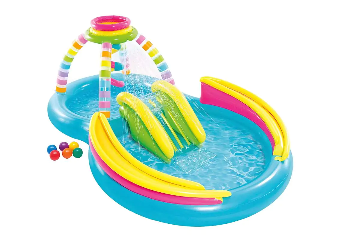 Intex Planschbecken Rainbow Funnel Play Center 295 x 191 x 109 cm Intex Planschbecken Rainbow Funnel Play Center 295 x 191 x 109 cm