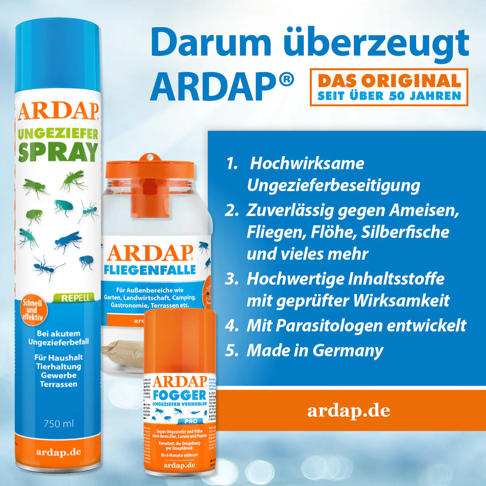 Ardap Wespenfalle Nachfüllpack 2 Stück