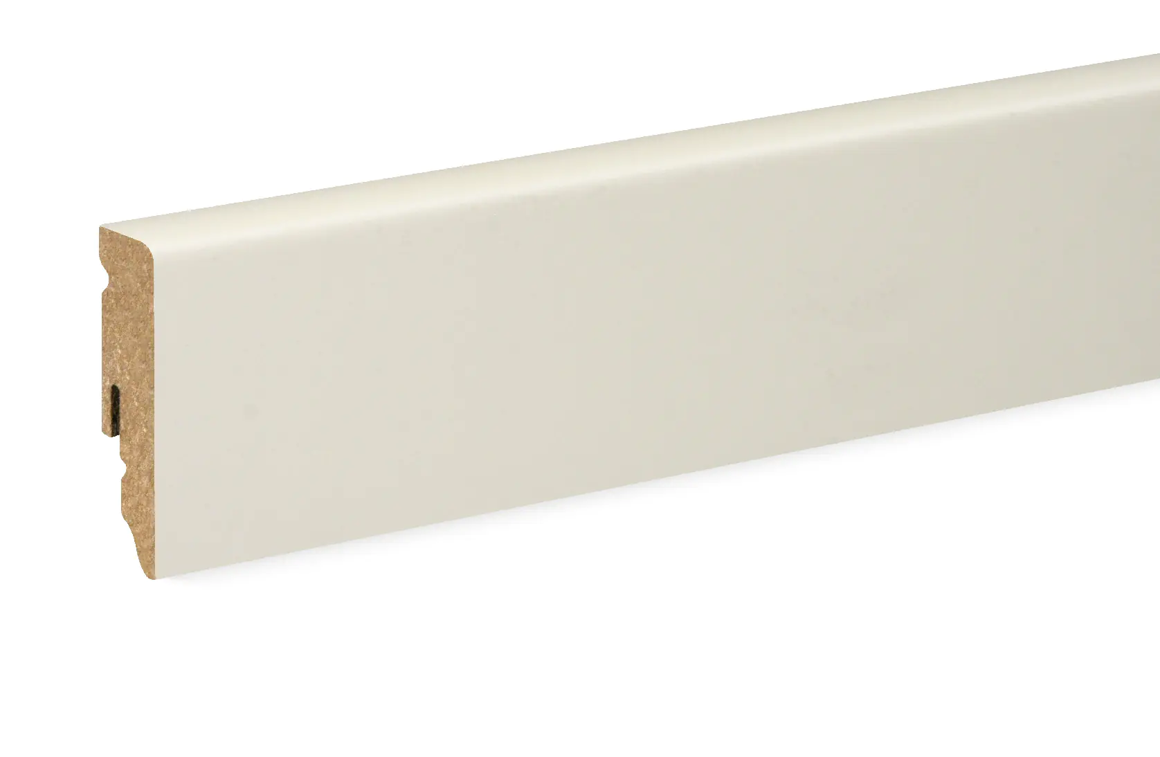 Neuhofer Fußleiste 240 cm x 58 x 19 mm weiß