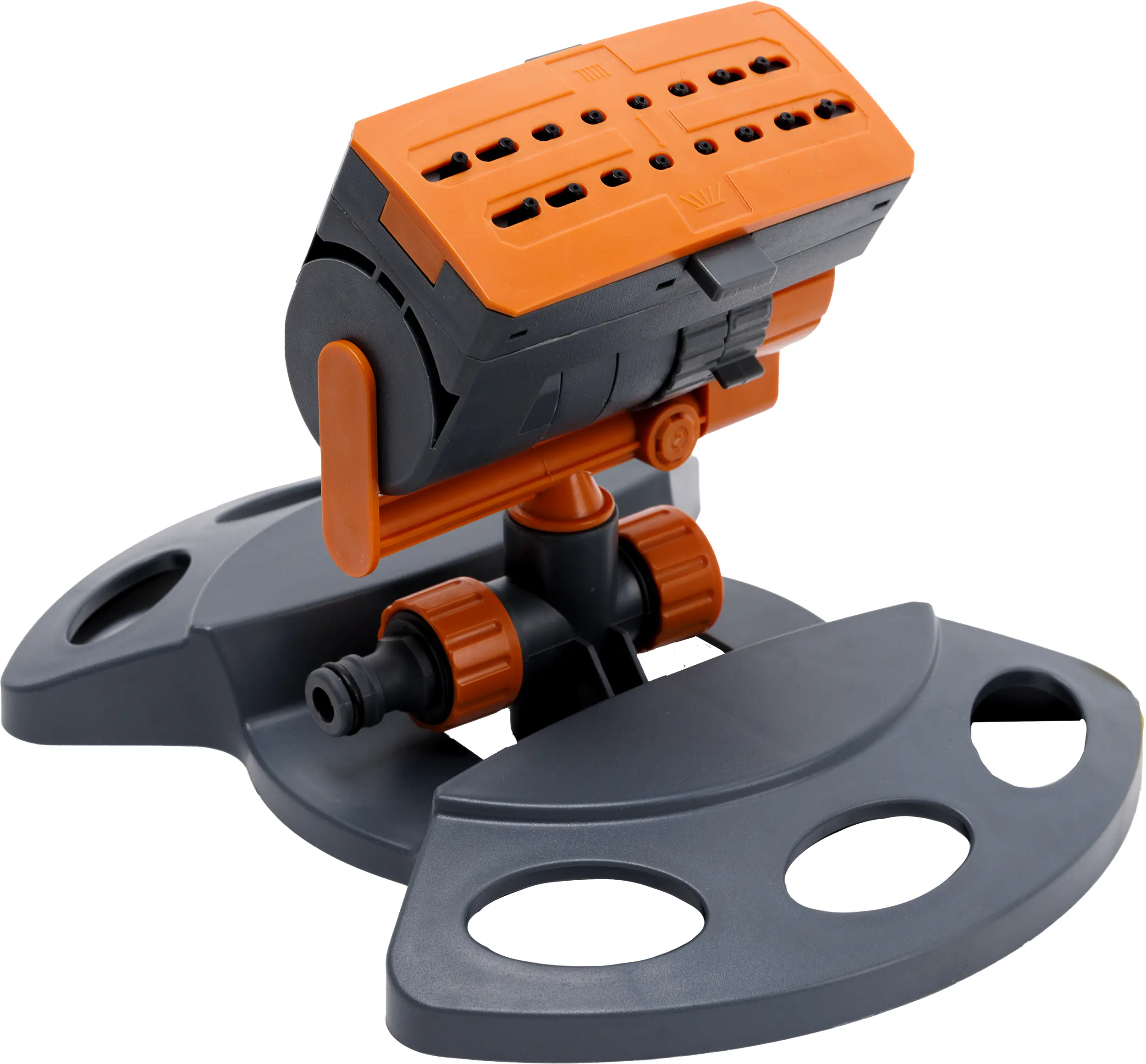 Primaster Viereckregner mit 18 Düsen & Ständer