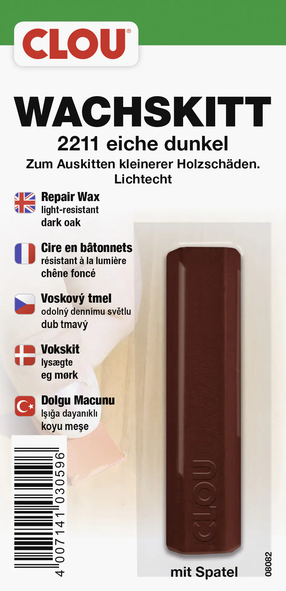 Clou Wachskitt eiche dunkel Clou Wachskitt eiche dunkel