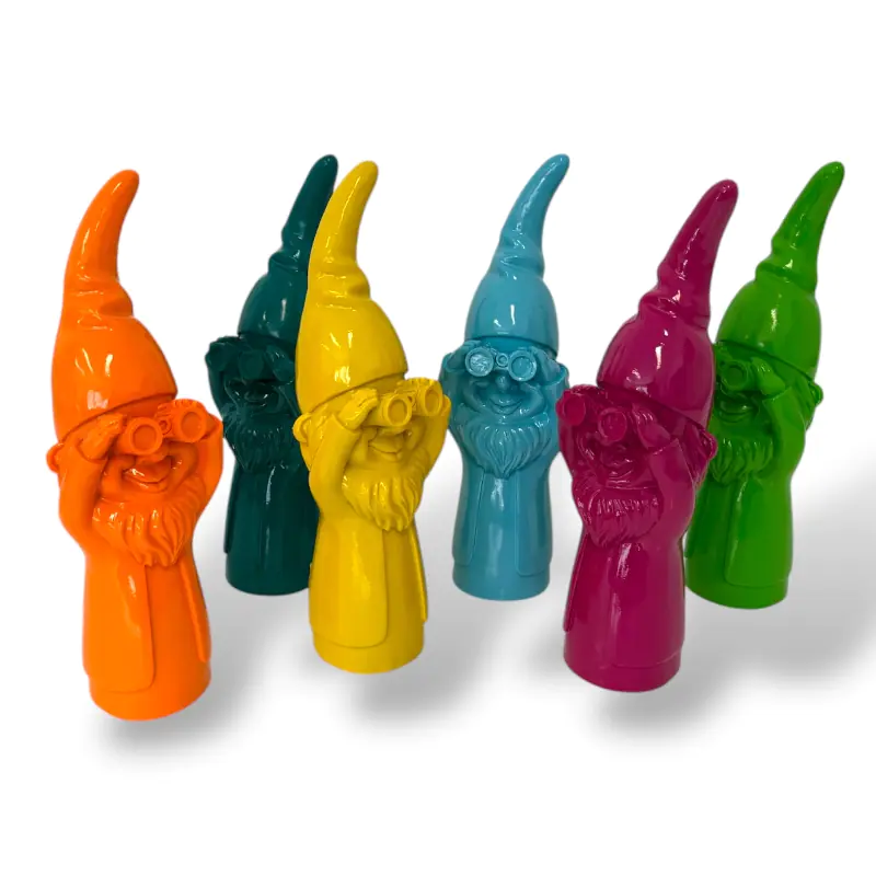 Figur Zwerg Stecker mit Fernglas 12fach Polyresin 35 x 9,5 x 10 cm bunt Figur Zwerg Stecker mit Fernglas 12fach Polyresin 35 x 9,5 x 10 cm bunt