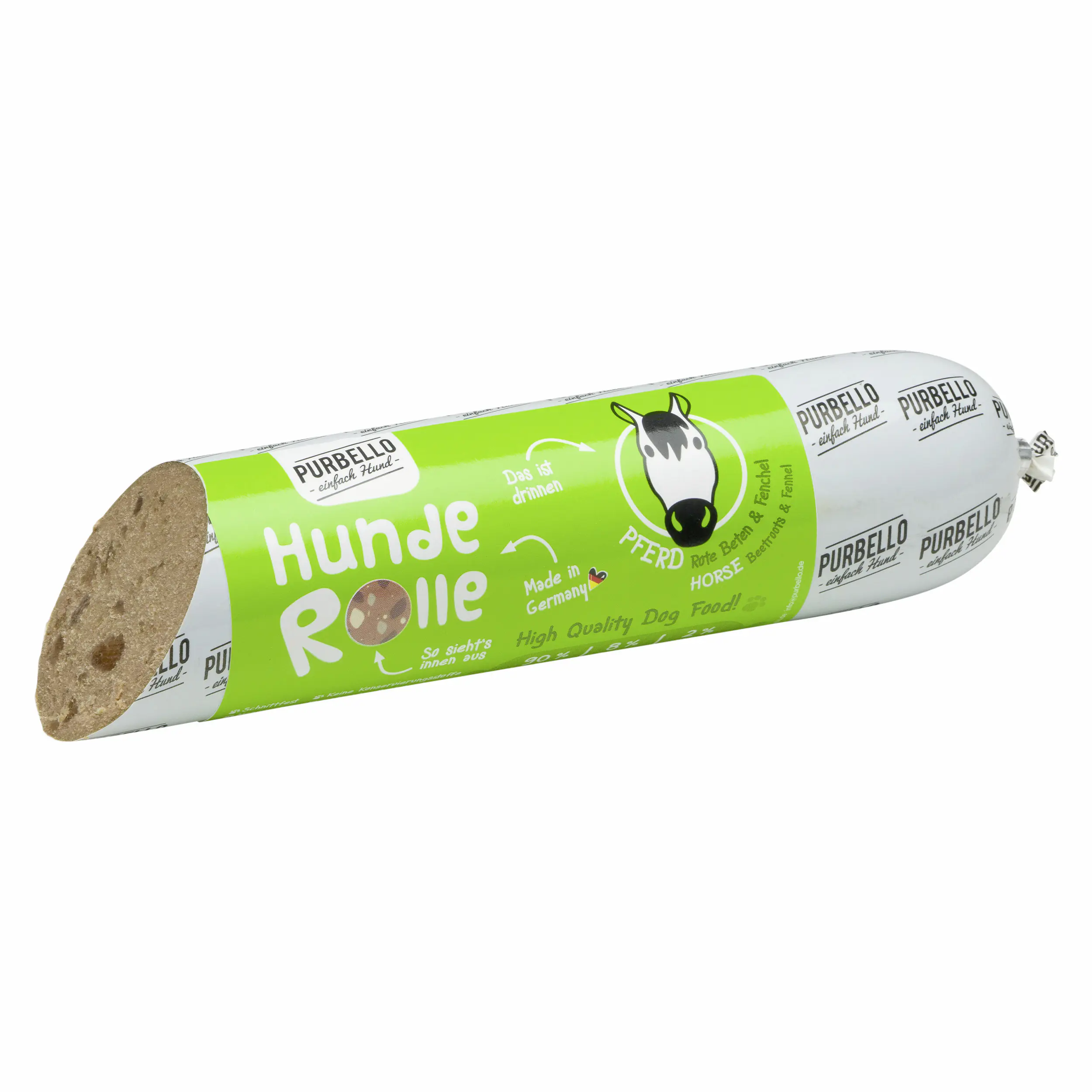 Purbello Hundefutter Rolle Adult getreidefrei 400 g Pferd