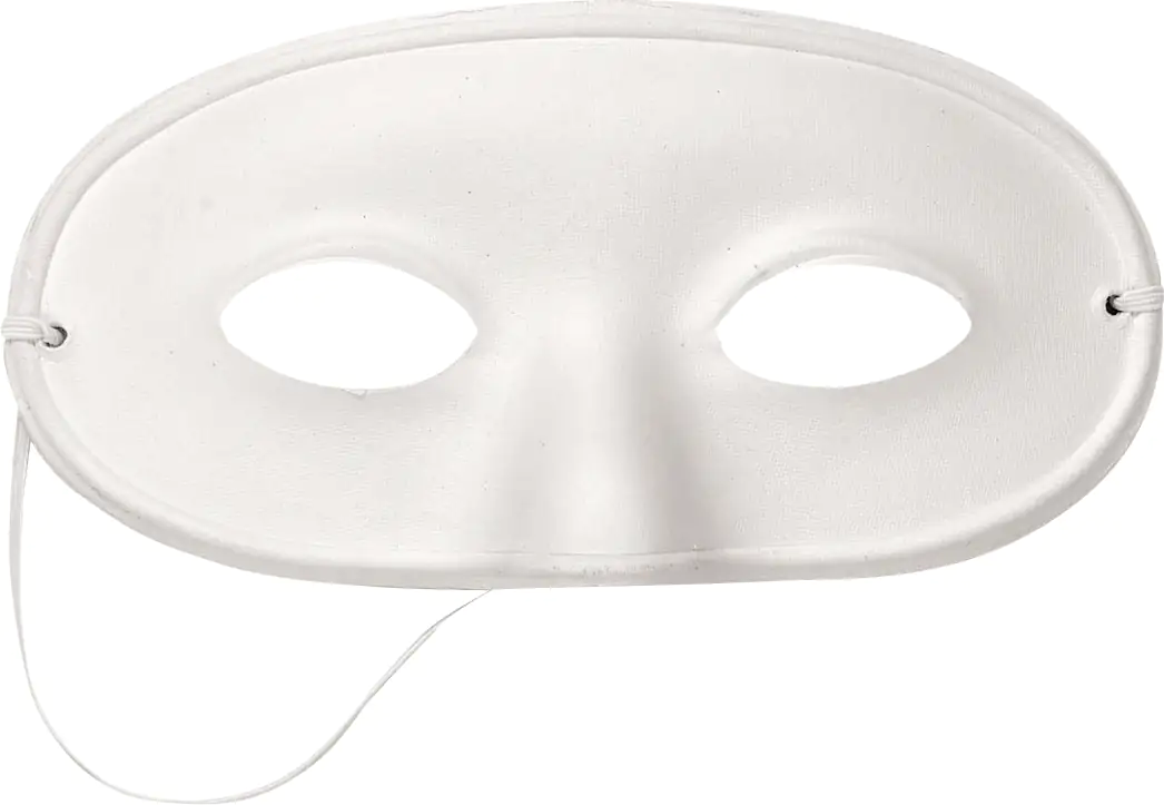 Glorex Papp-Halbmaske 2 Stück 17,5 x 9,5 cm