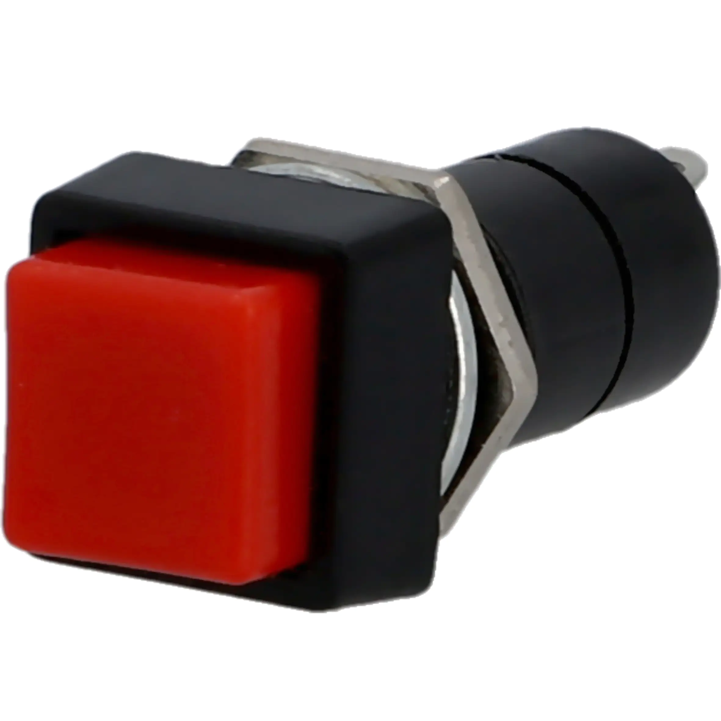 Einbau-Druckschalter 1p, 250 V, 3 A, rot