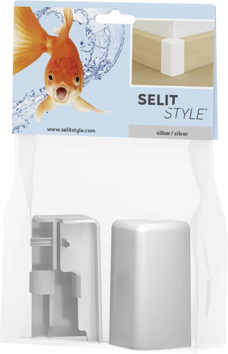 SELITSTYLE Außenecke silber Höhe 50 mm