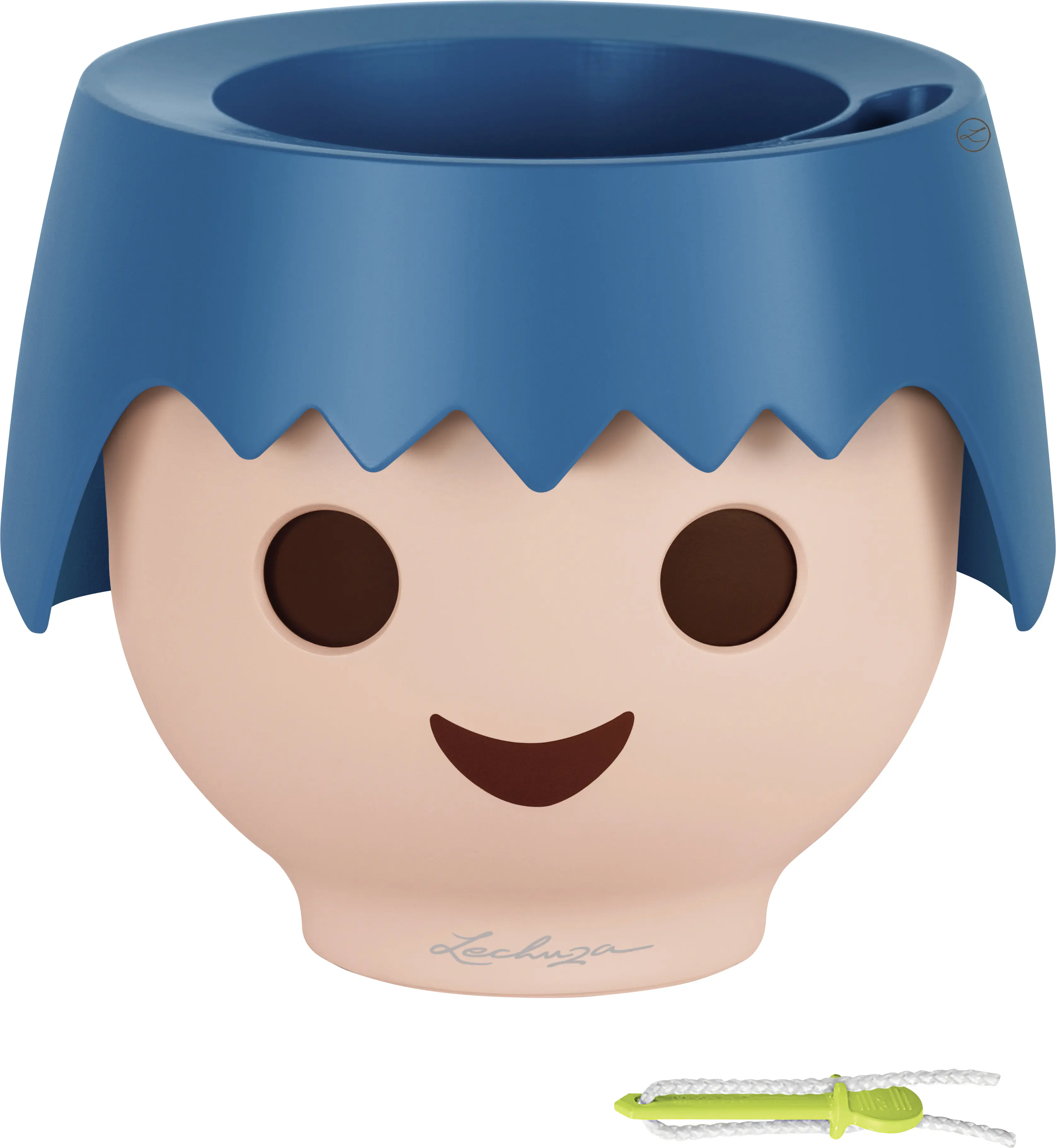 Lechuza Blumentopf Playmobil® OJO Ø 21 cm ocean blue