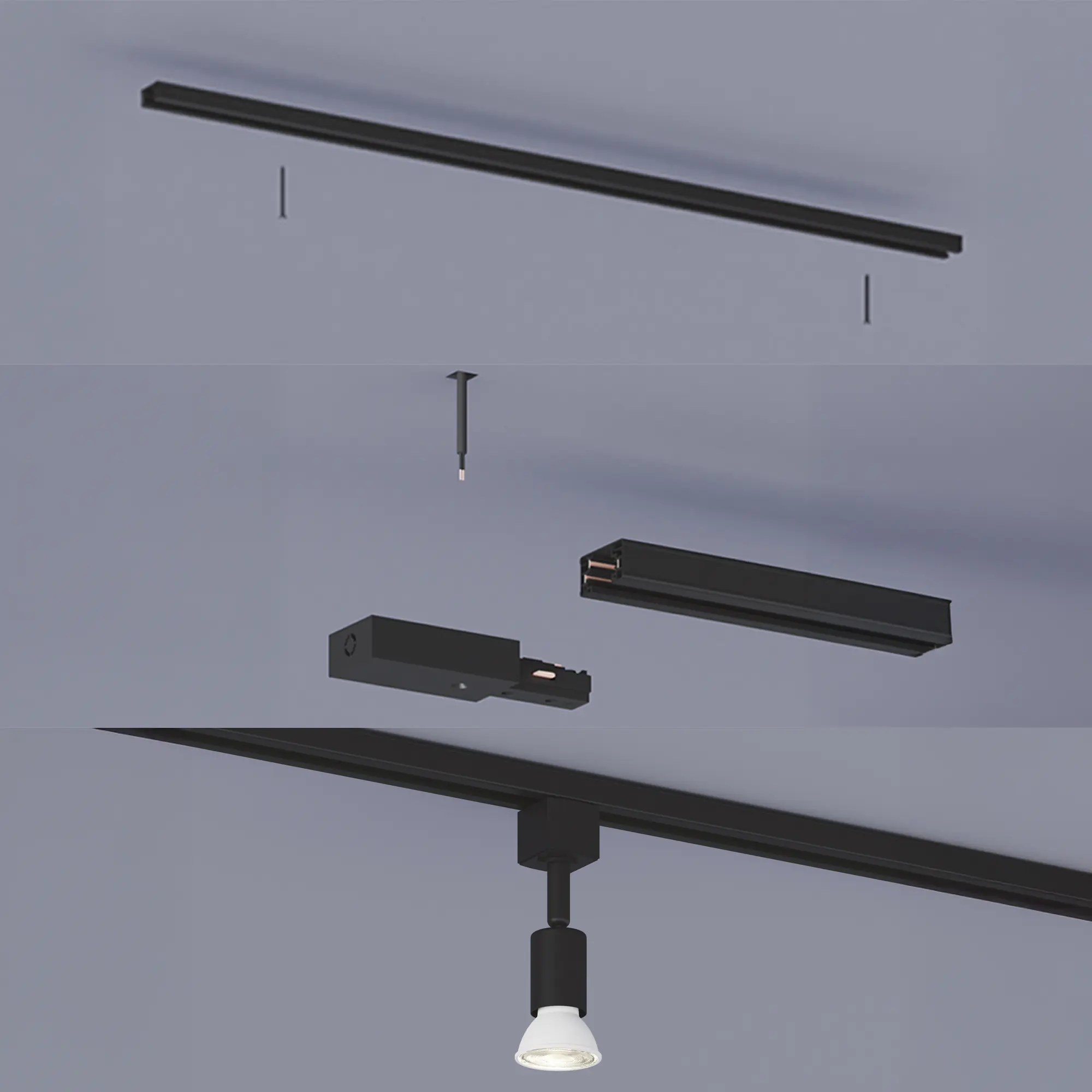 Philips EasyLink Endkappen 2 Stück schwarz