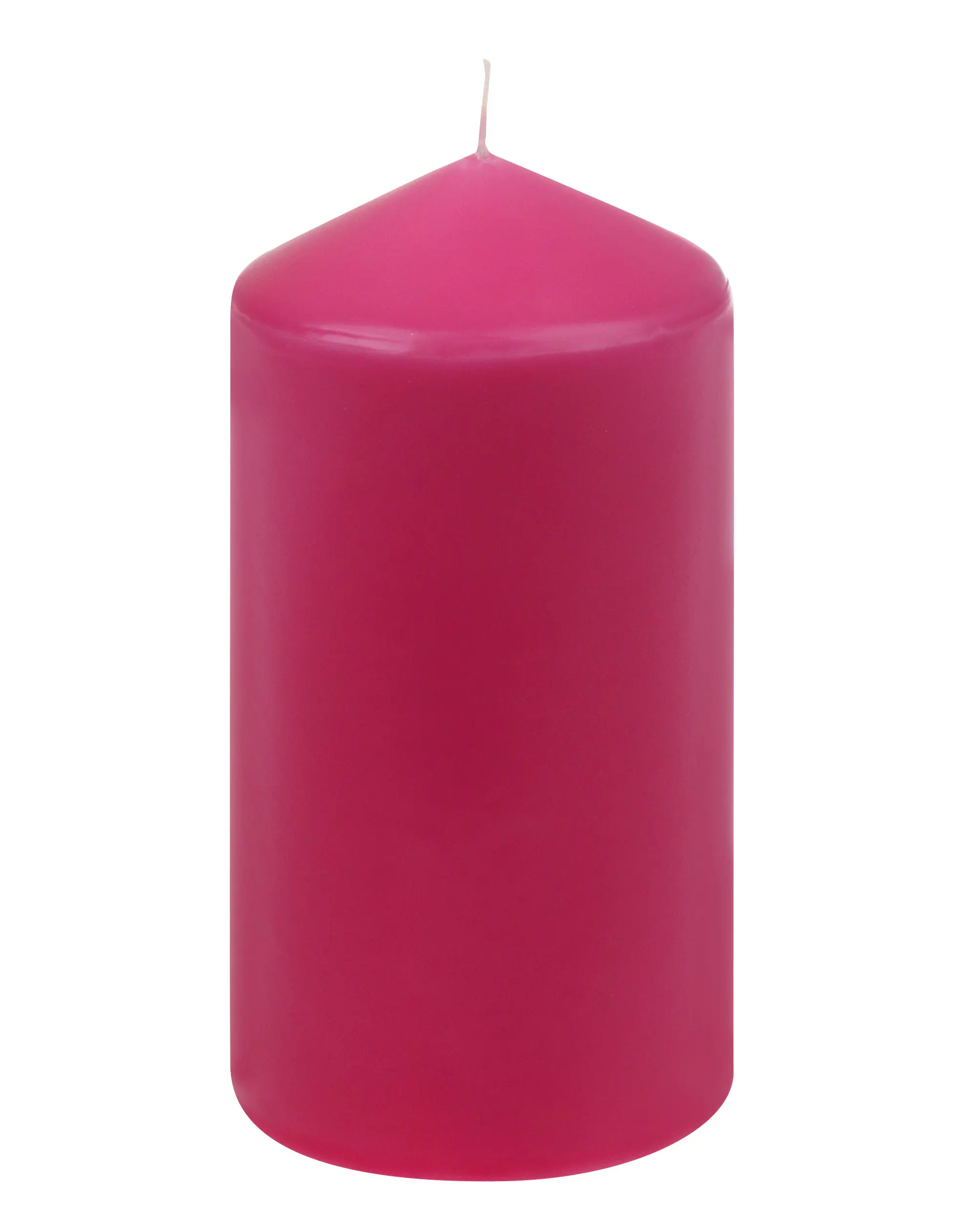 Steinhart Stumpenkerze Ø 7,7 x 15 cm pink 