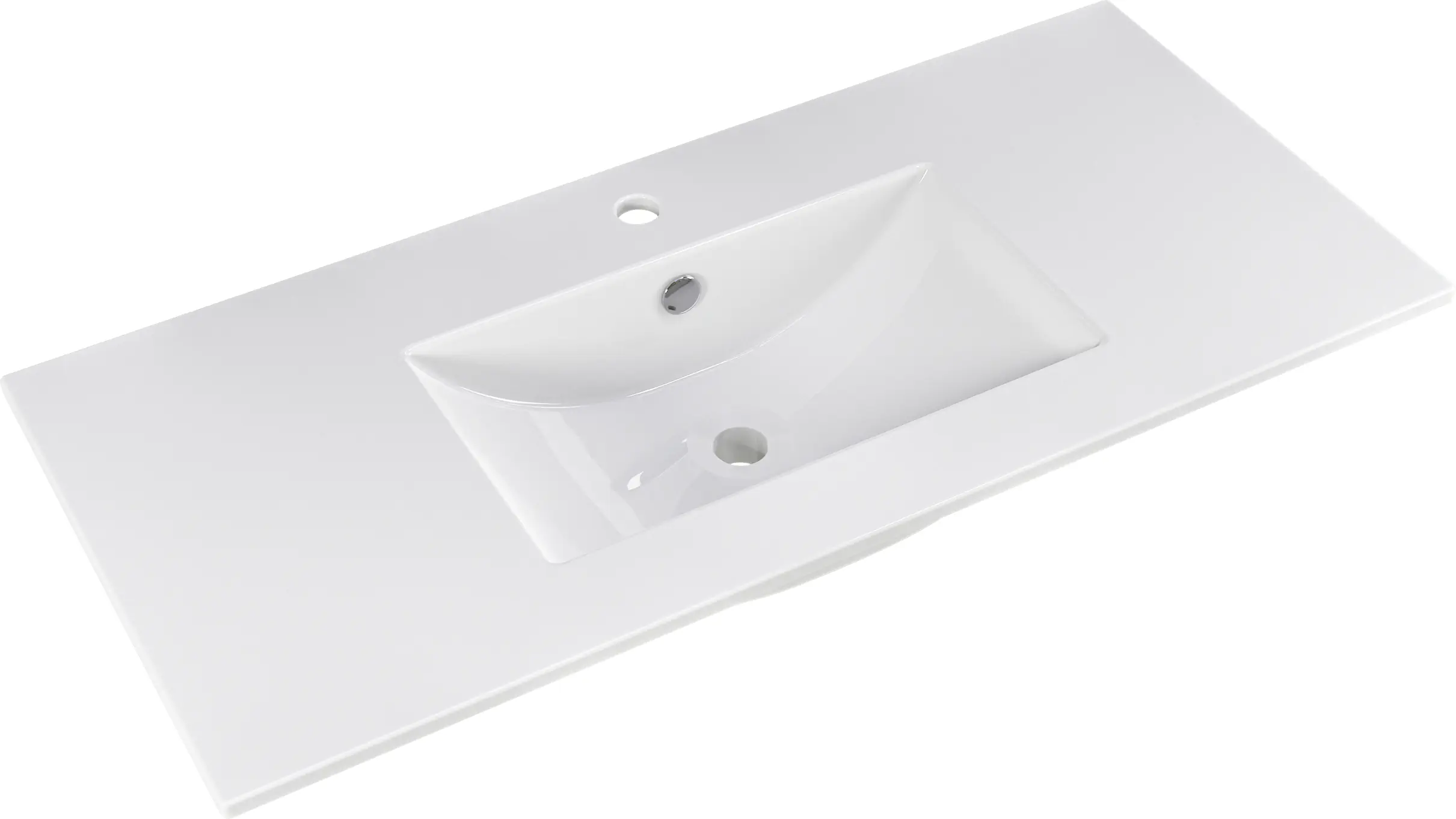 Primaster Keramikwaschbecken 101 cm Düsseldorf weiß
