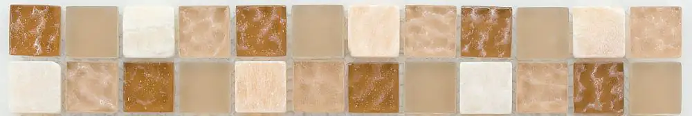 Fliesenbordüre Lightstone Rustica 4,8 x 29,8 cm beige mix