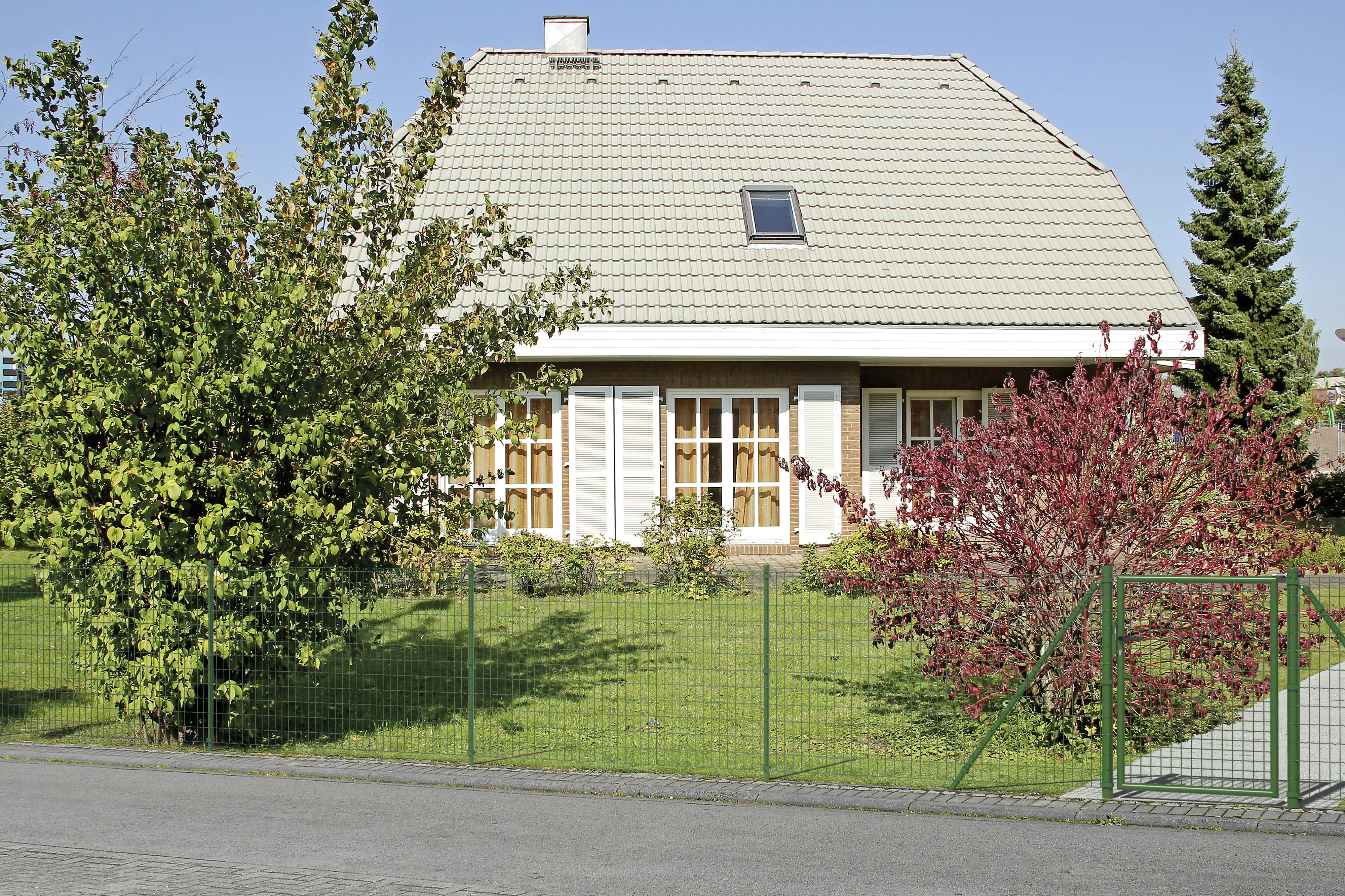 Alberts Zaunanschluss-Set Ø 60 mm 153 cm grün zum Einbetonieren 2 Stk