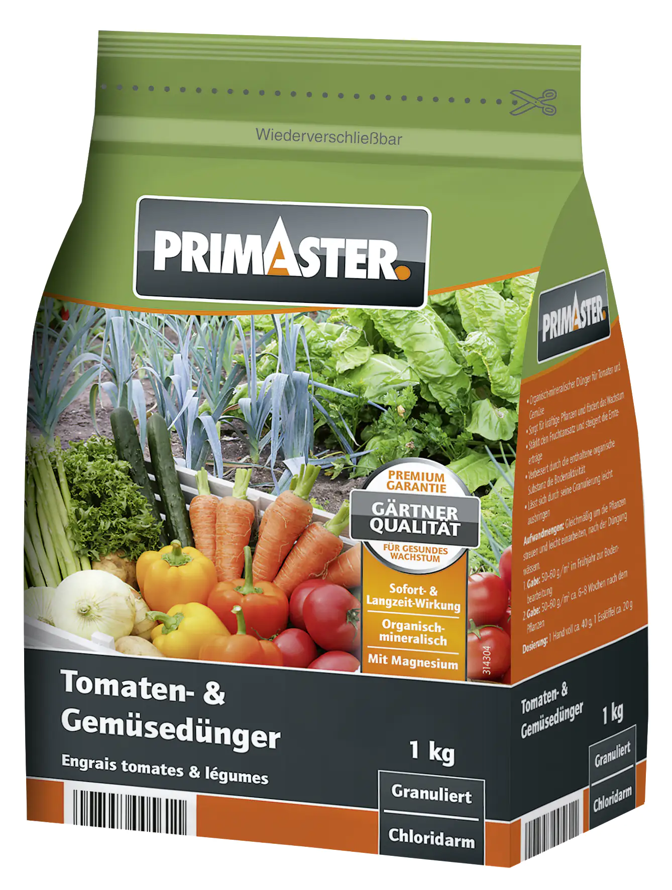 4008557005611 Primaster Gartendünger Tomate und Gemüse 1 kg