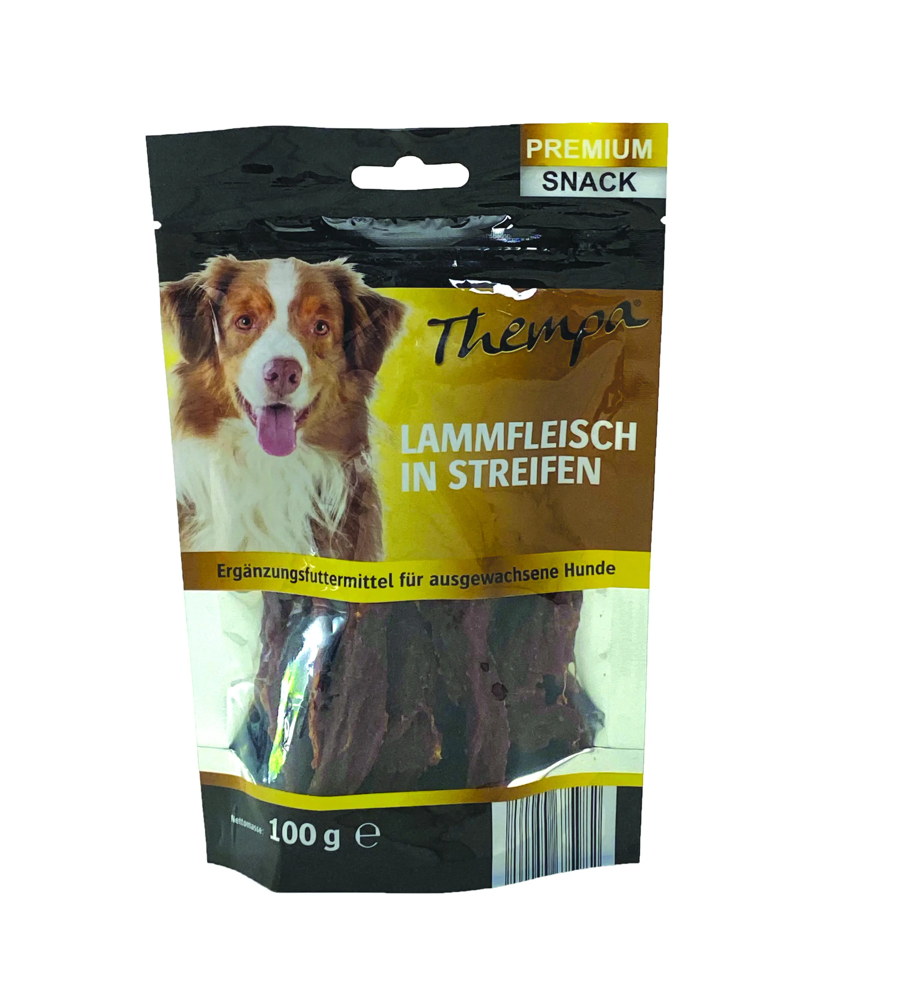 Thempa Hundesnack Adult Lammfleisch in Streifen 100 g  Thempa Hundesnack Adult Lammfleisch in Streifen 100 g