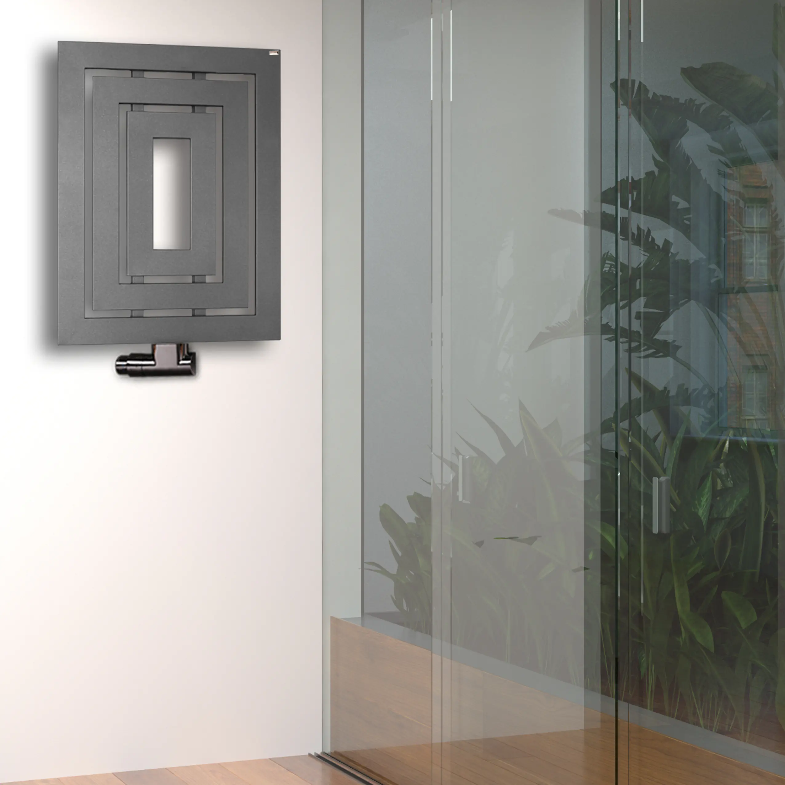 Szagato Badheizkörper Insight 80 x 60 cm moonstone 612 Watt