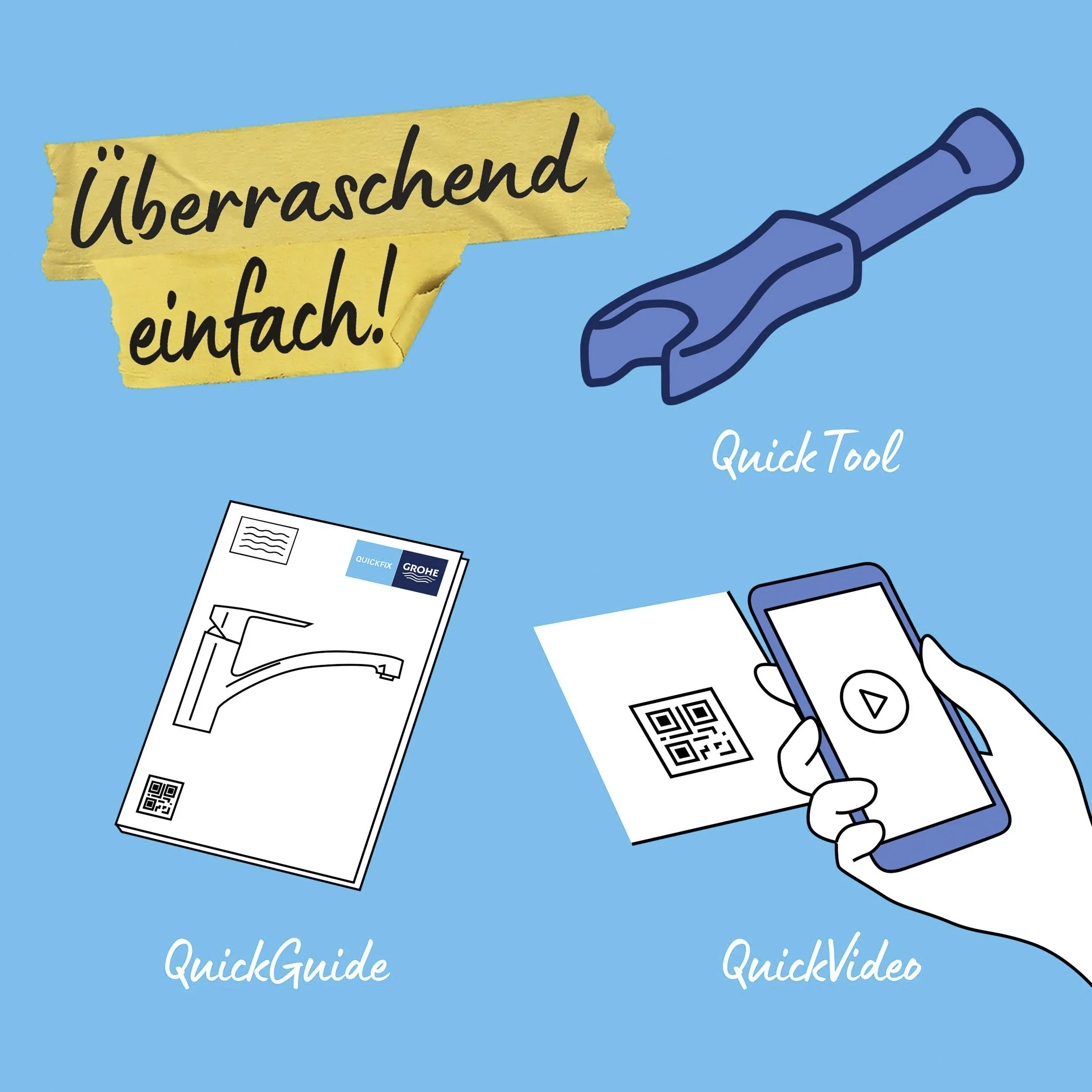 Grohe Küchenarmatur Get Niederdruck, chrom