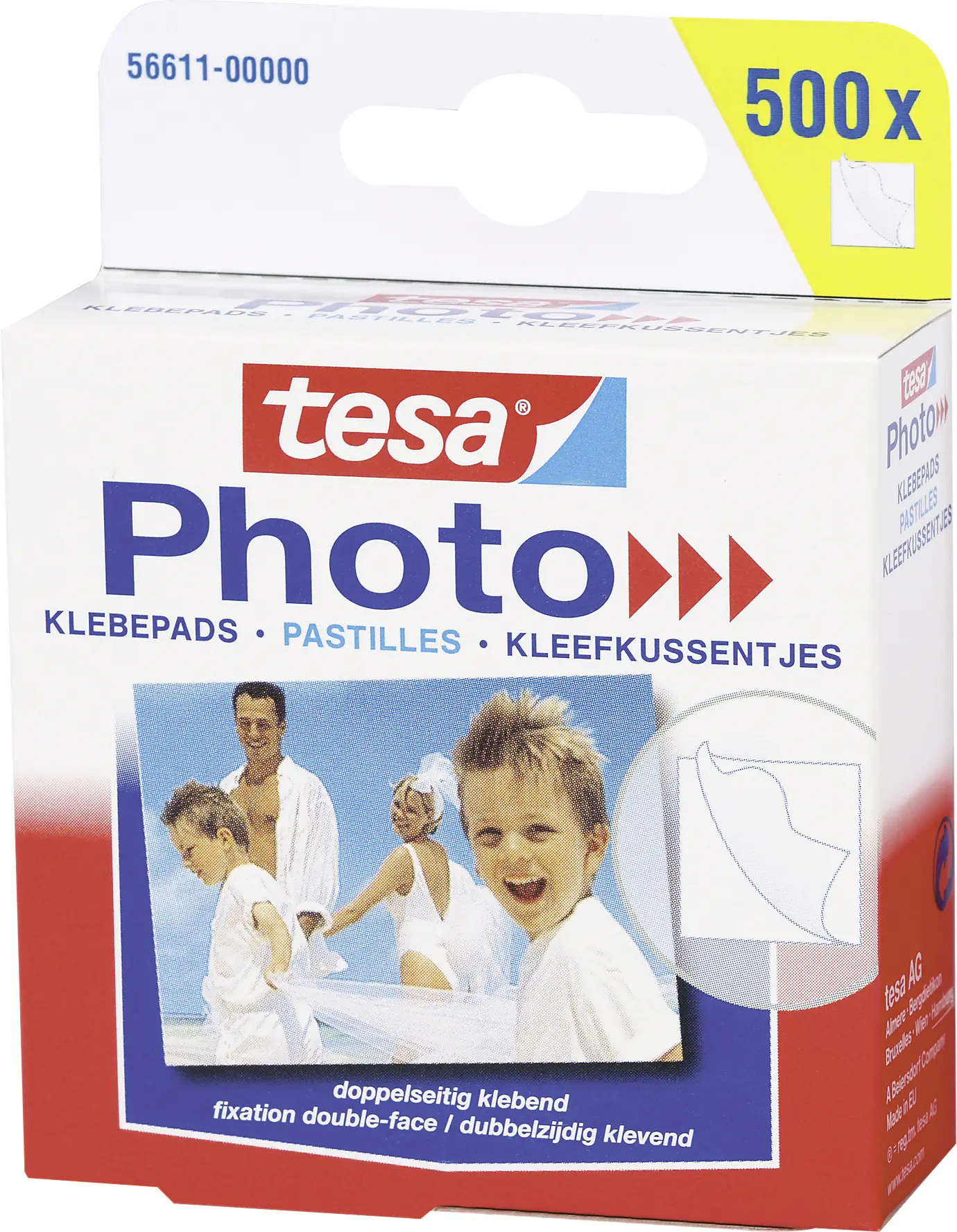 tesa Photo Klebepads Big Pack weiß, 500 Stück tesa Photo Klebepads Big Pack weiß, 500 Stück