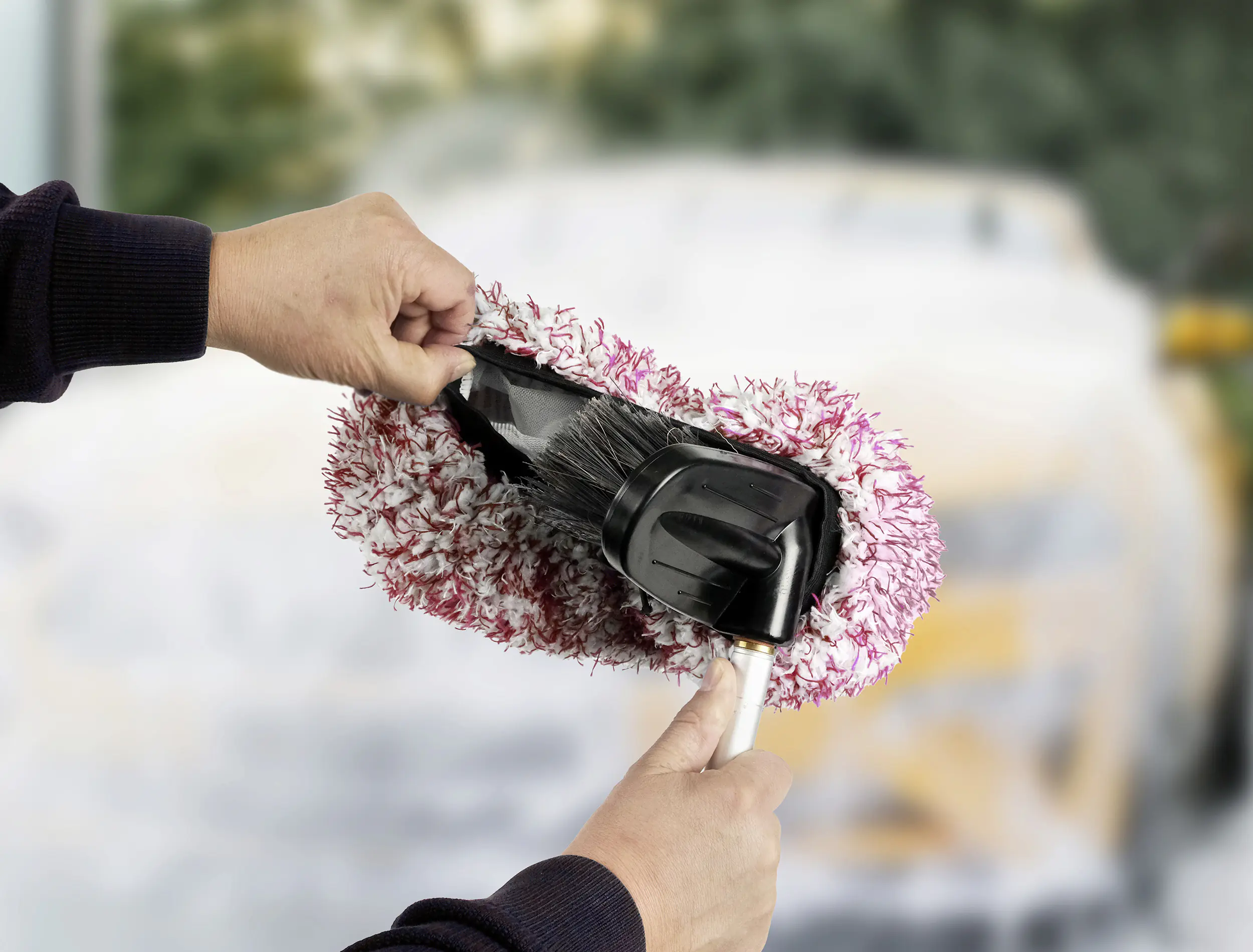 APA Waschbürsten Bezug und Mikrofasertücher 4-tlg.