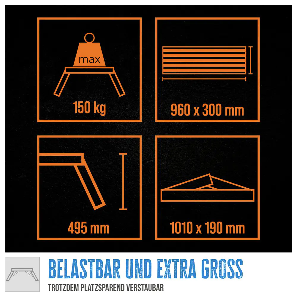 Güde Aluminium-Arbeitsplattform GAAP 960