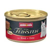 Animonda vom Feinsten Katzenfutter Rind und Ente Mousse 85 g