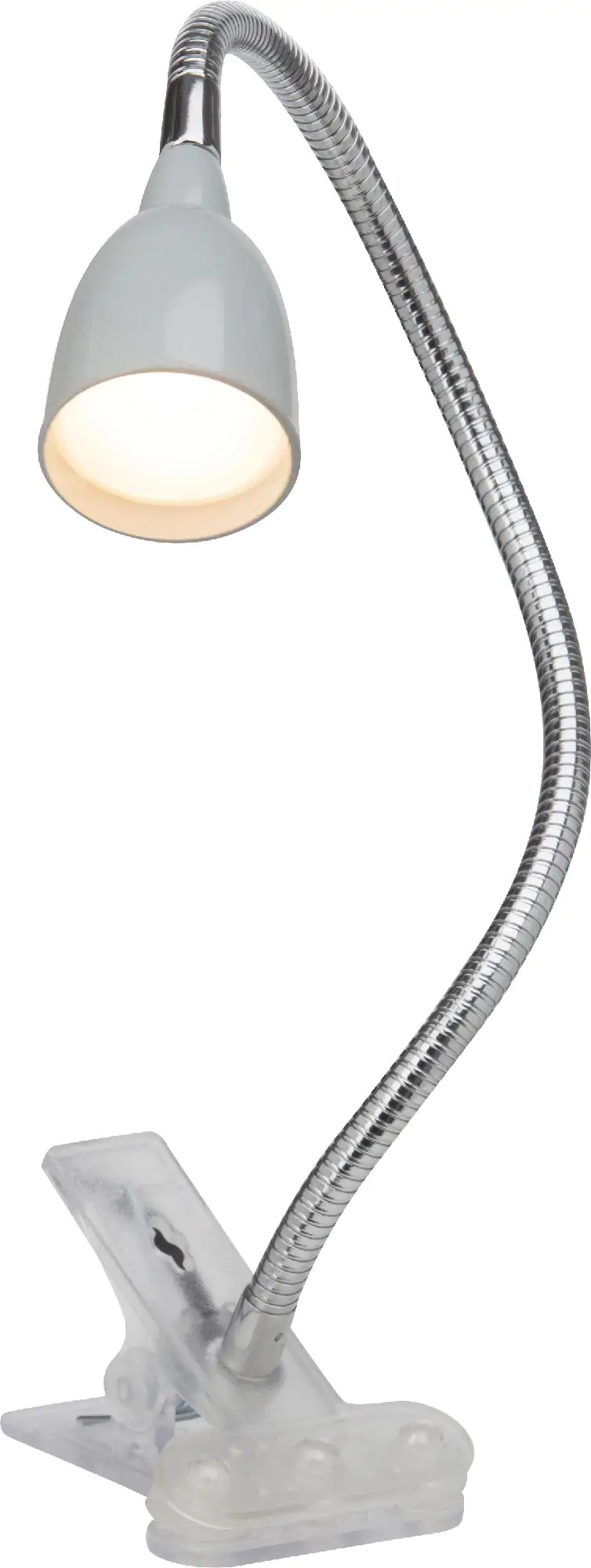 Brilliant Klemmleuchte Anthony 38 cm 2,2 W, warmweiß, mit Flexgelenk